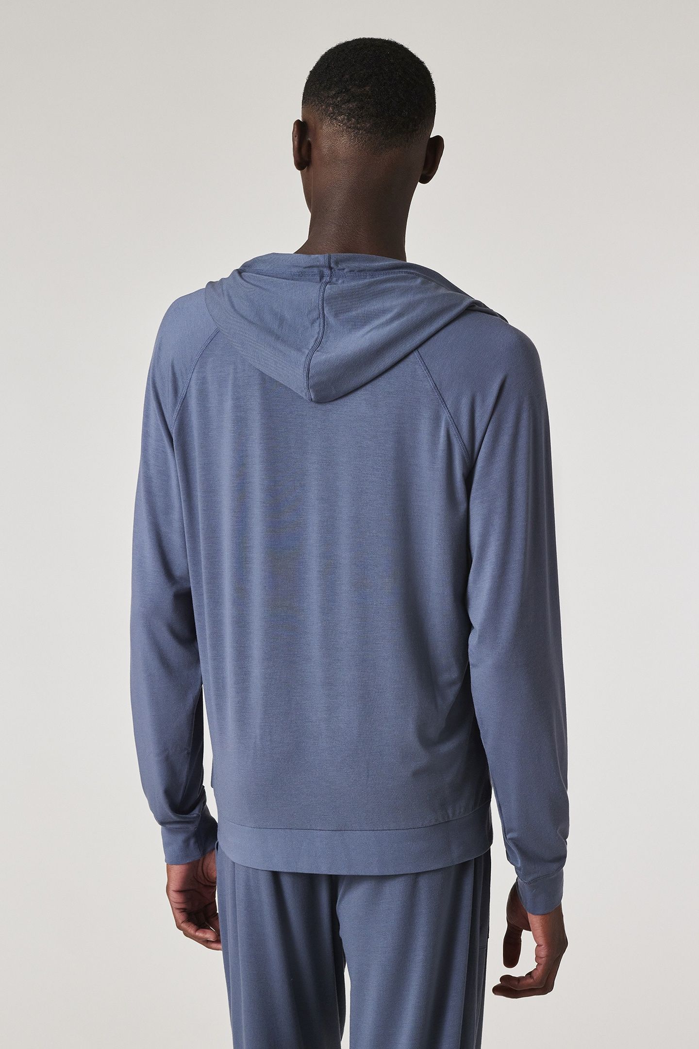 MEN HOODIE HARRY MODAL GREYISH BLUE 3