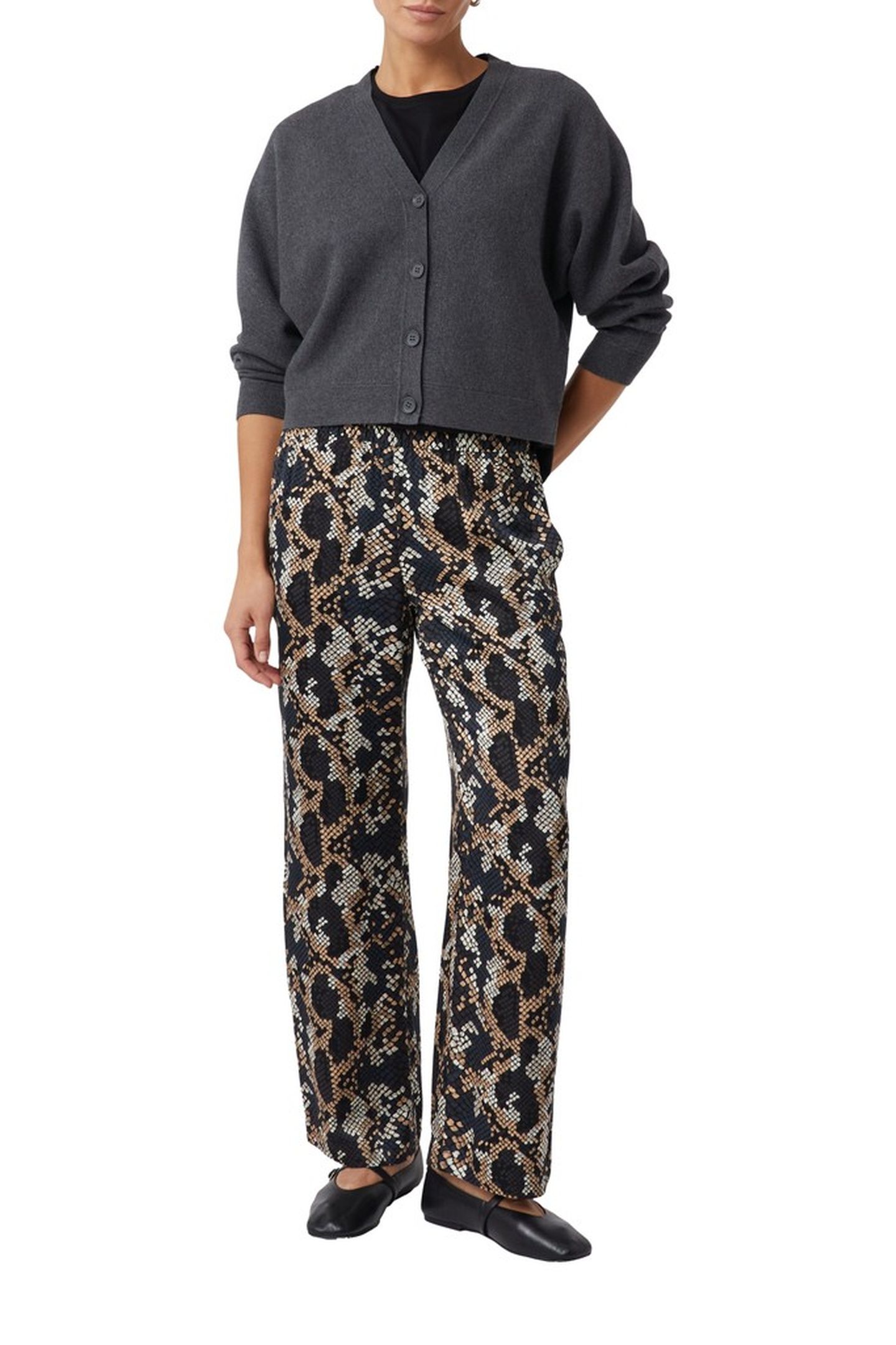 COMMA PANTS GREY/BLACK 2