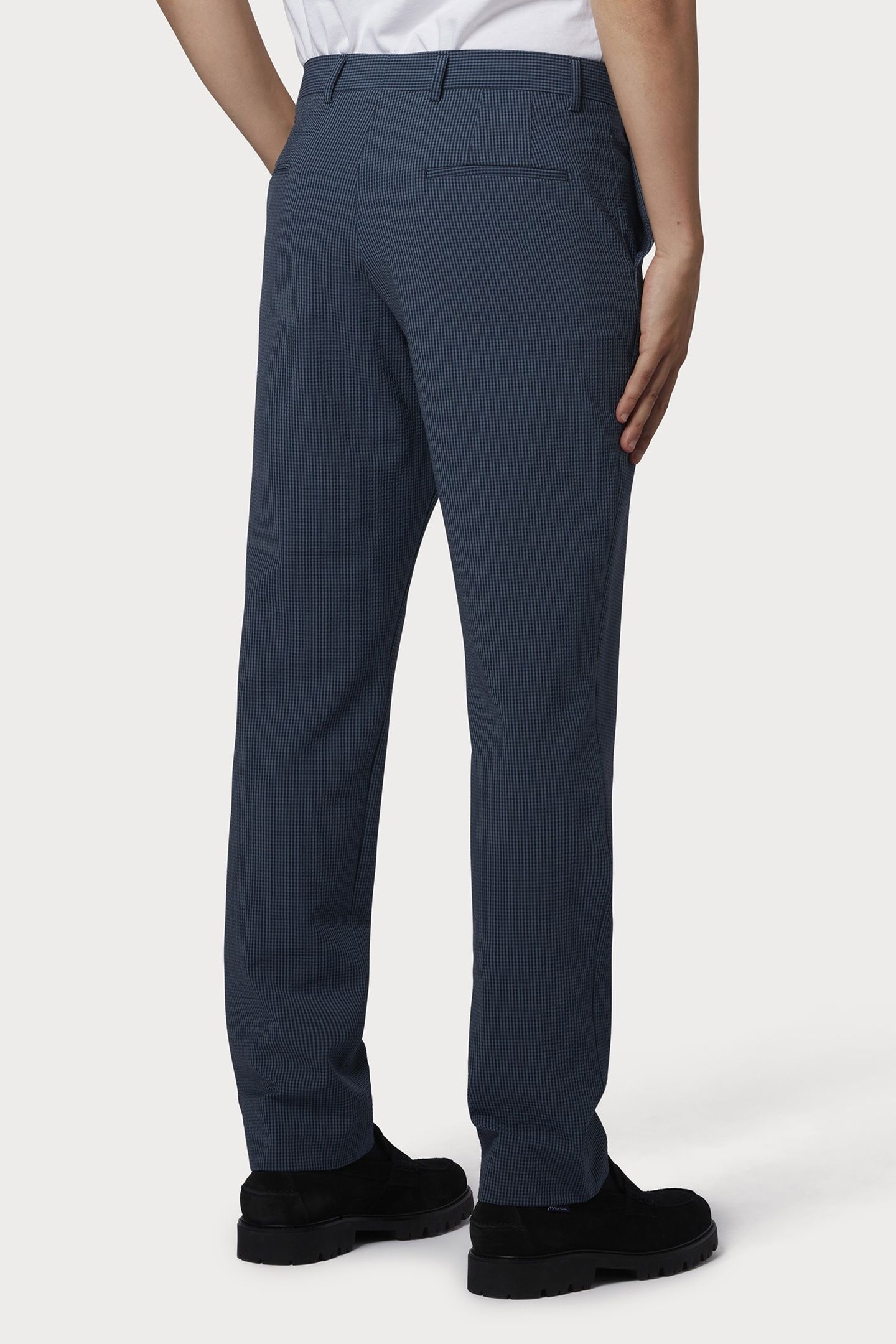 MENS CHINO MID FIT GREYISH BLUE 2