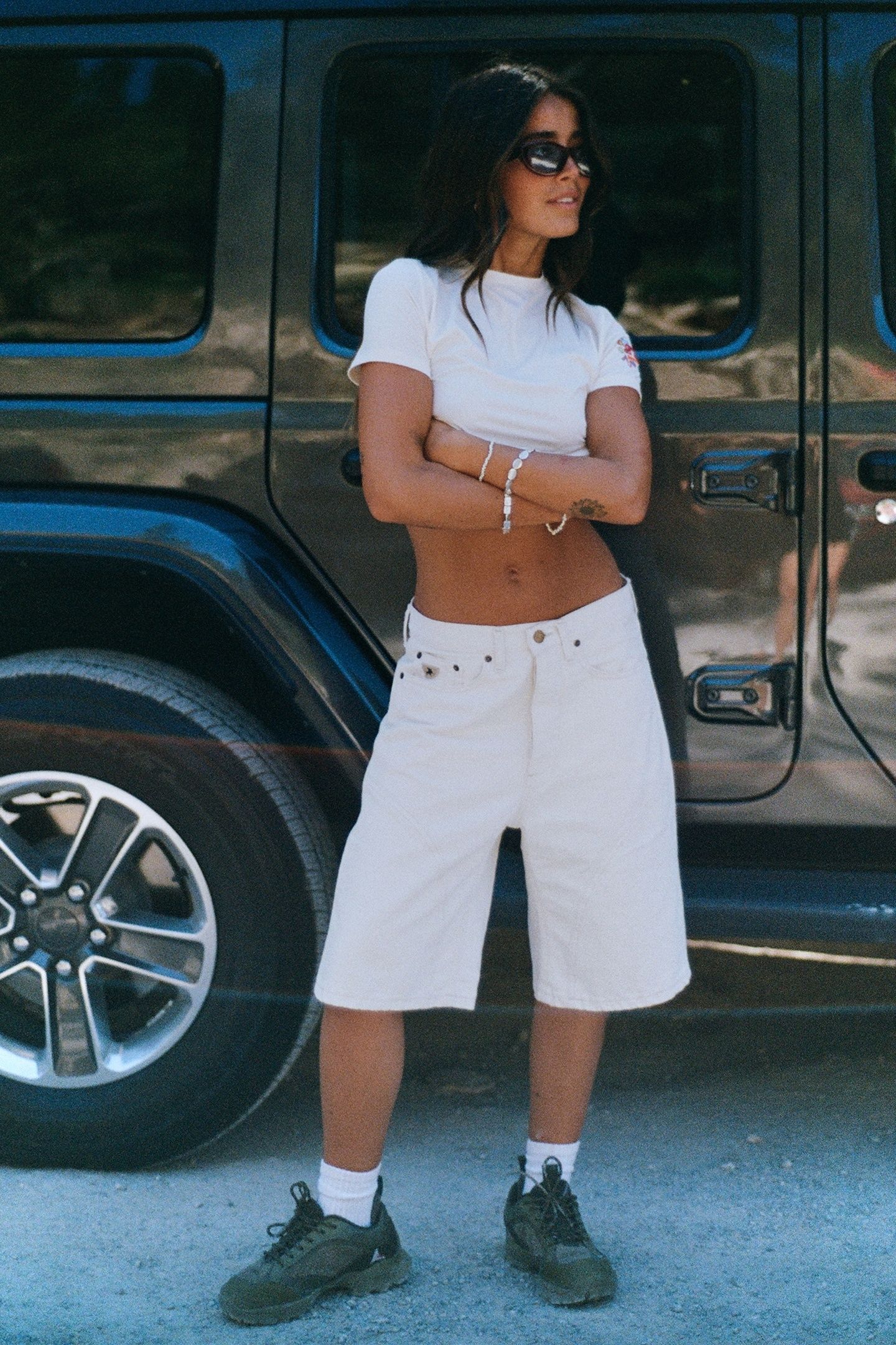 FARAIYA FITTED T-SHIRT WHITE 6