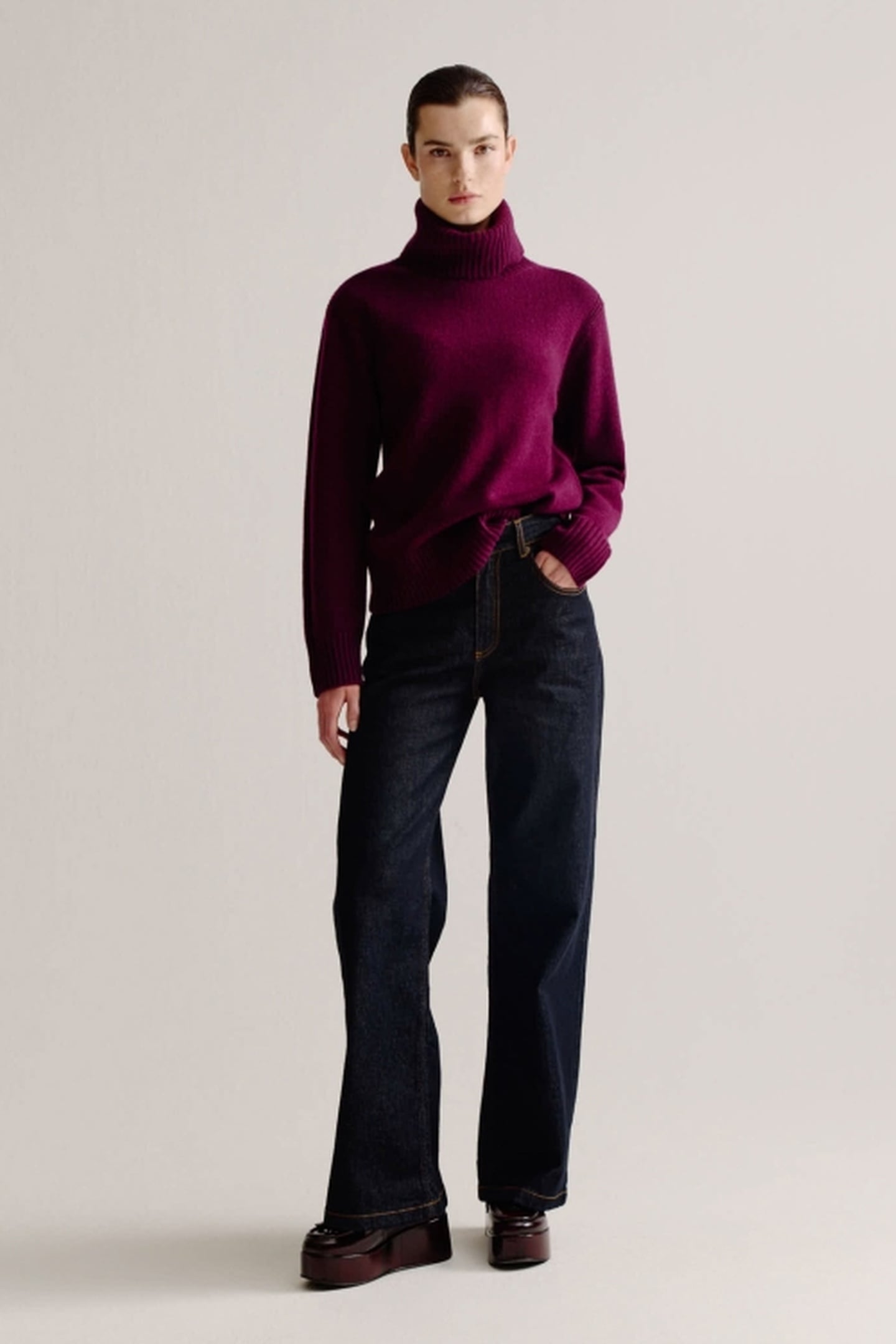 ALFONSO SWEATER BORDEAUX 2