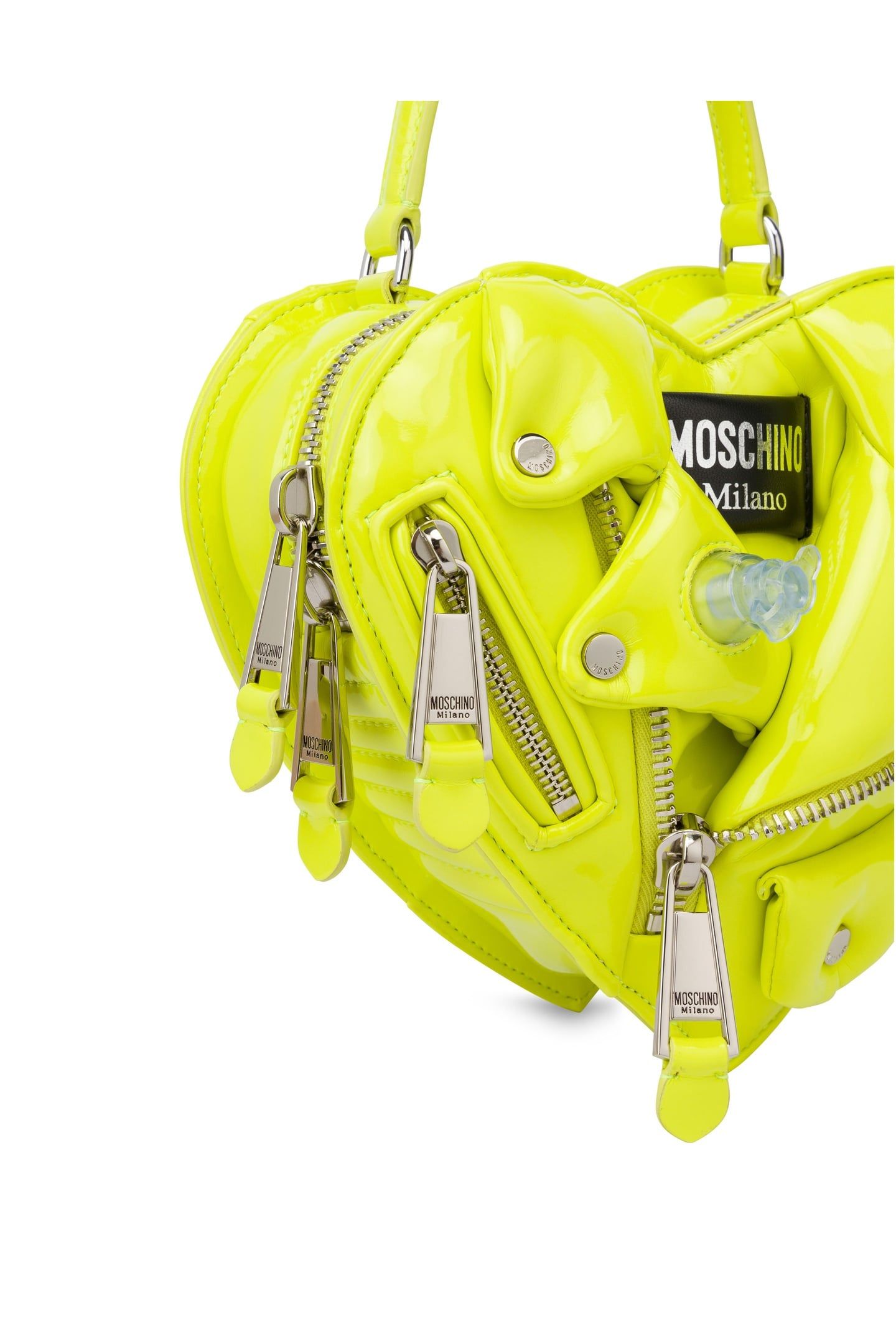 HEART BIKER BAG INFLATABLE EFFECT GREEN 6