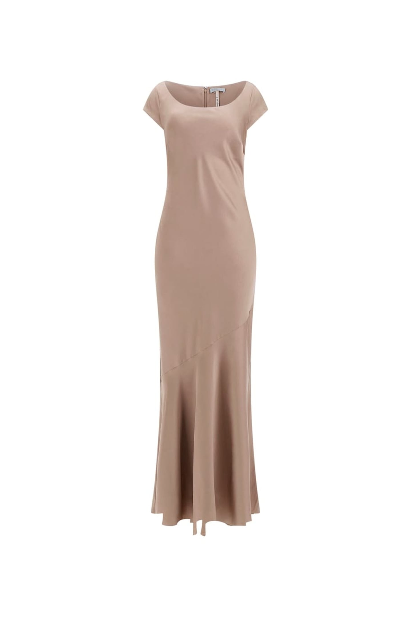 SS SILVANA LONG DRES SILK TAUPE 3