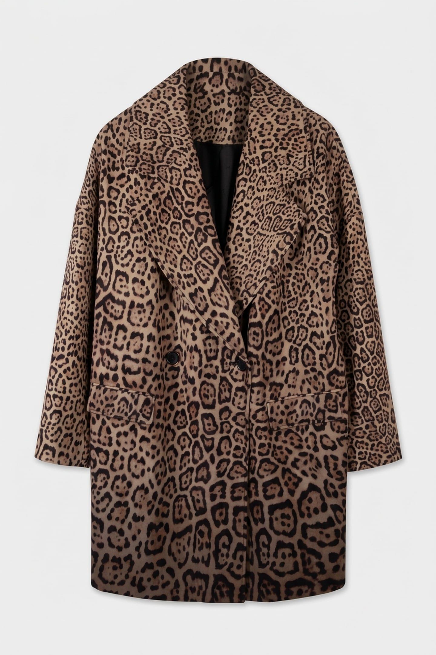 MINA DOUBLE BREASTED CHARMING LEOPARD DEG 3