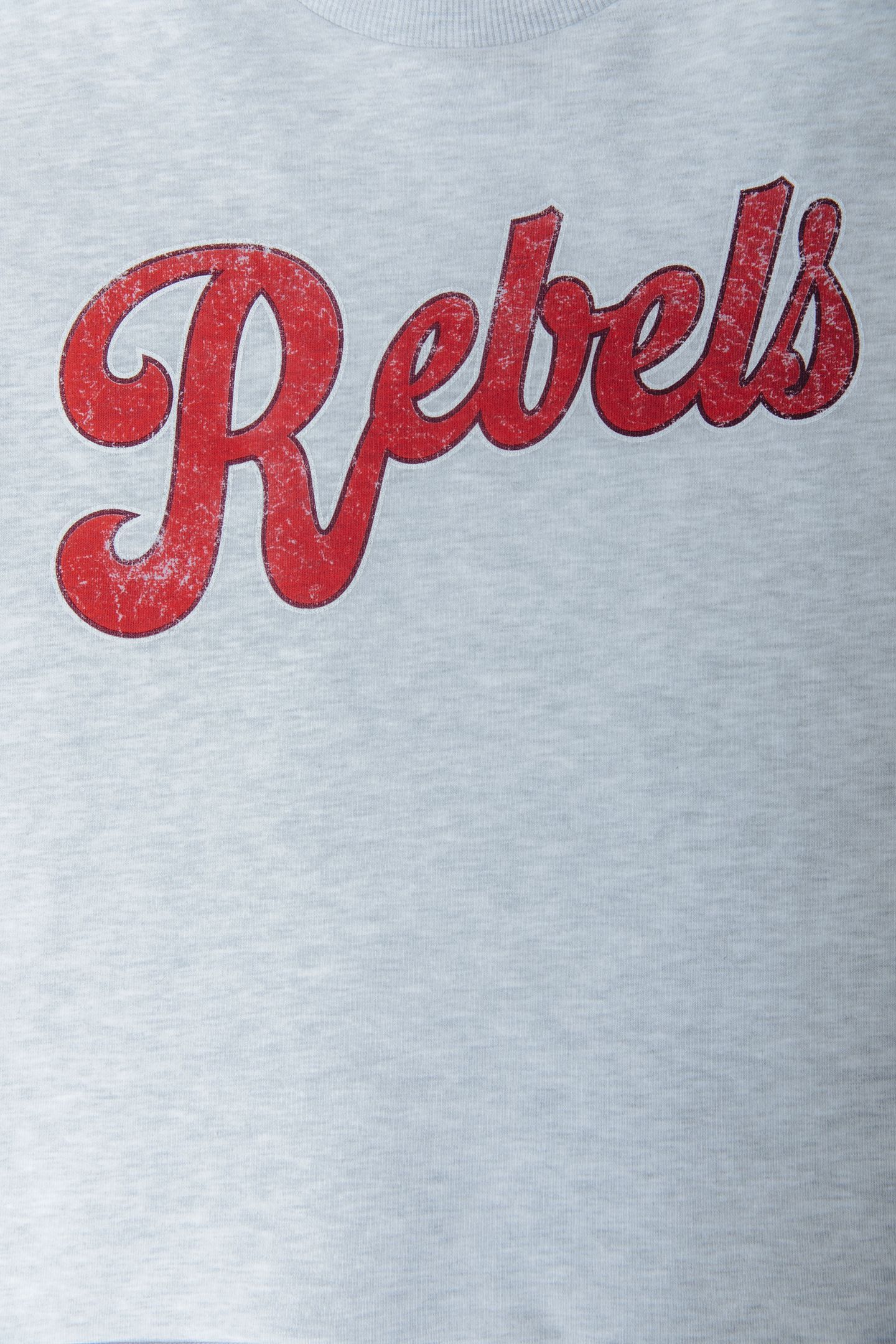 REBEL 33 DROPPED SHOULDER SWEAT LIGHT GREY MELANGE 5