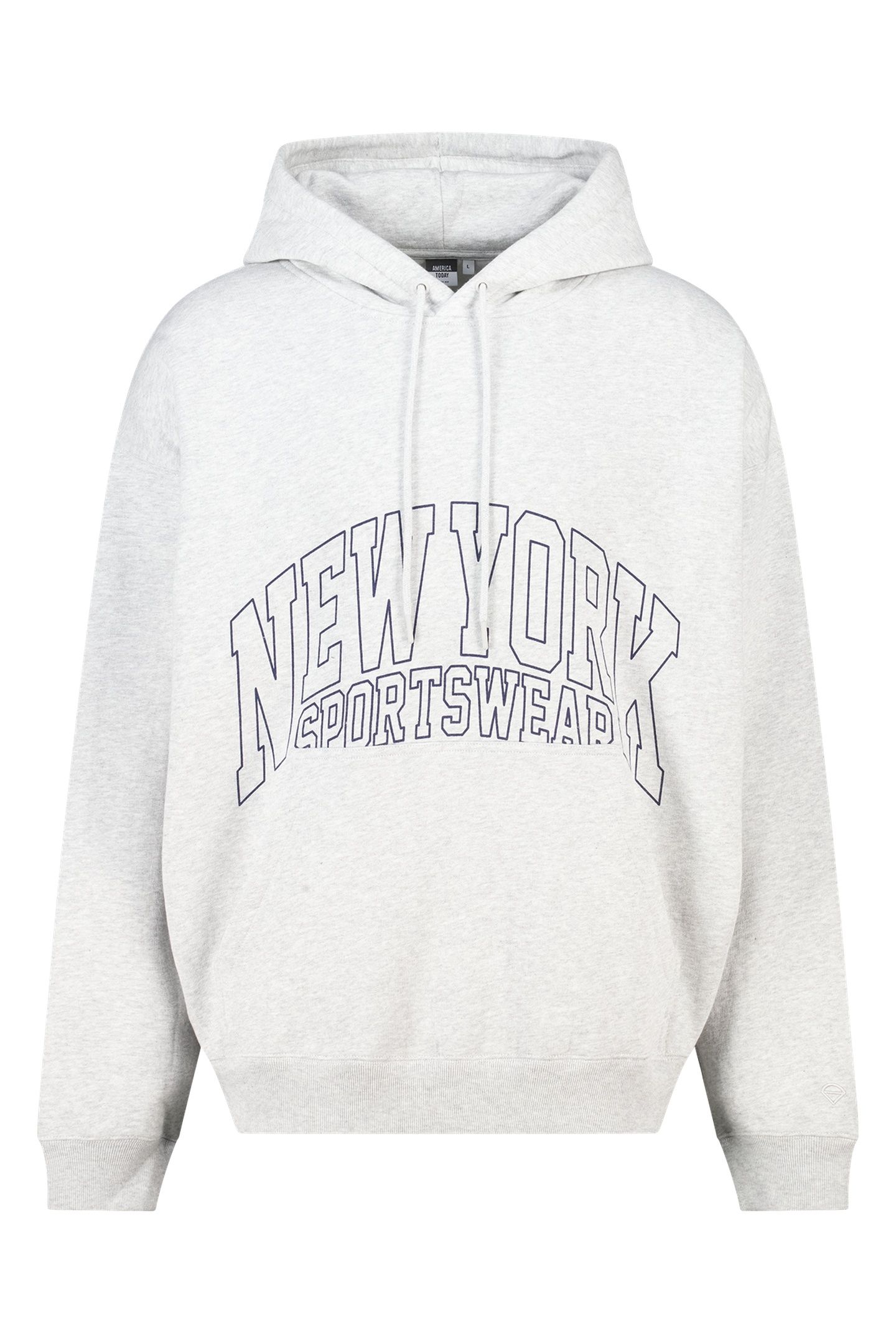SKIP HOOD LIGHT GREY MELANGE 3