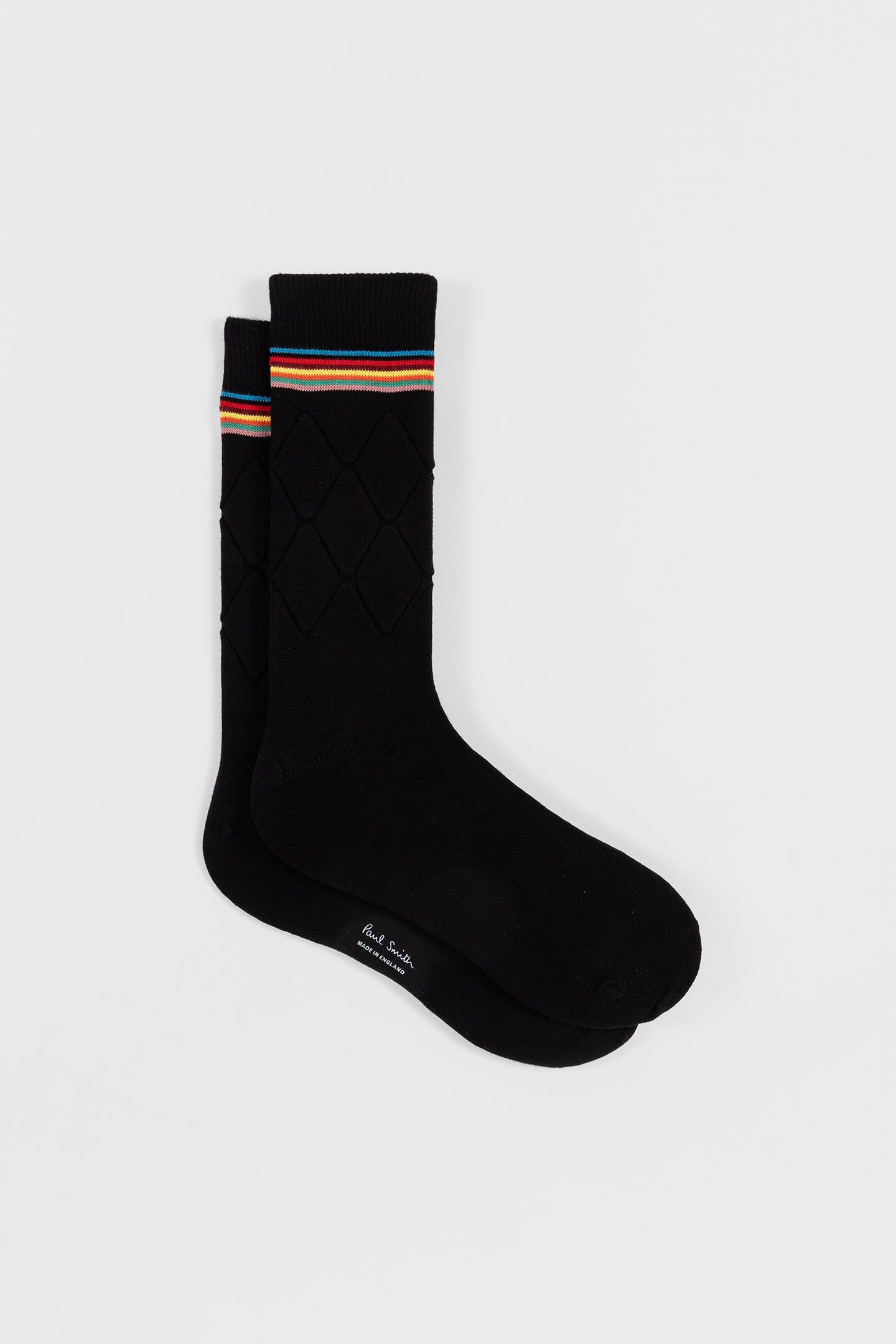 MEN SOCK FREDDIE ARGYLE BLACK 5