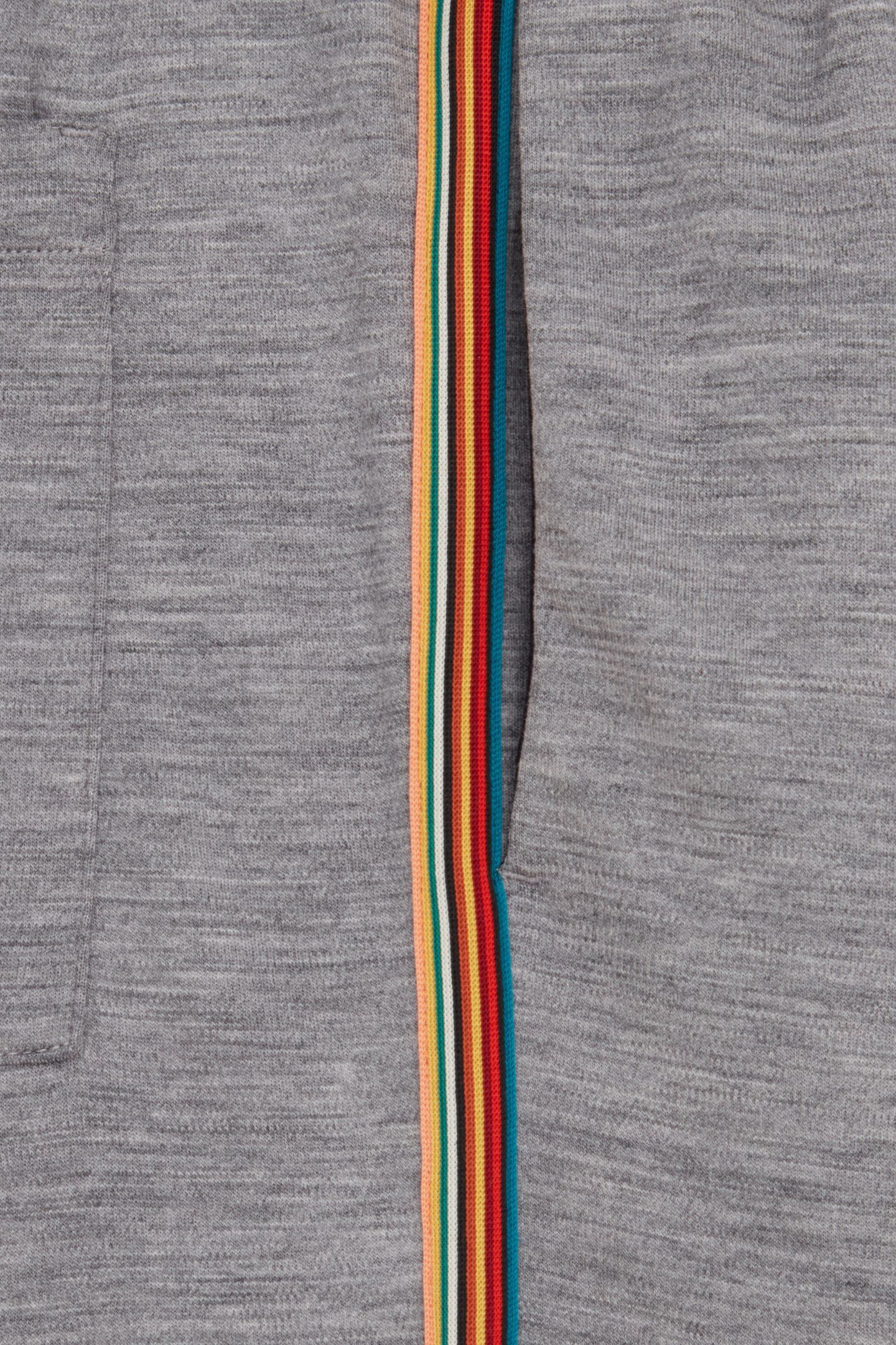 MENS TAPED SEAM JOGGER SLIM LEG GREY MELANGE 3