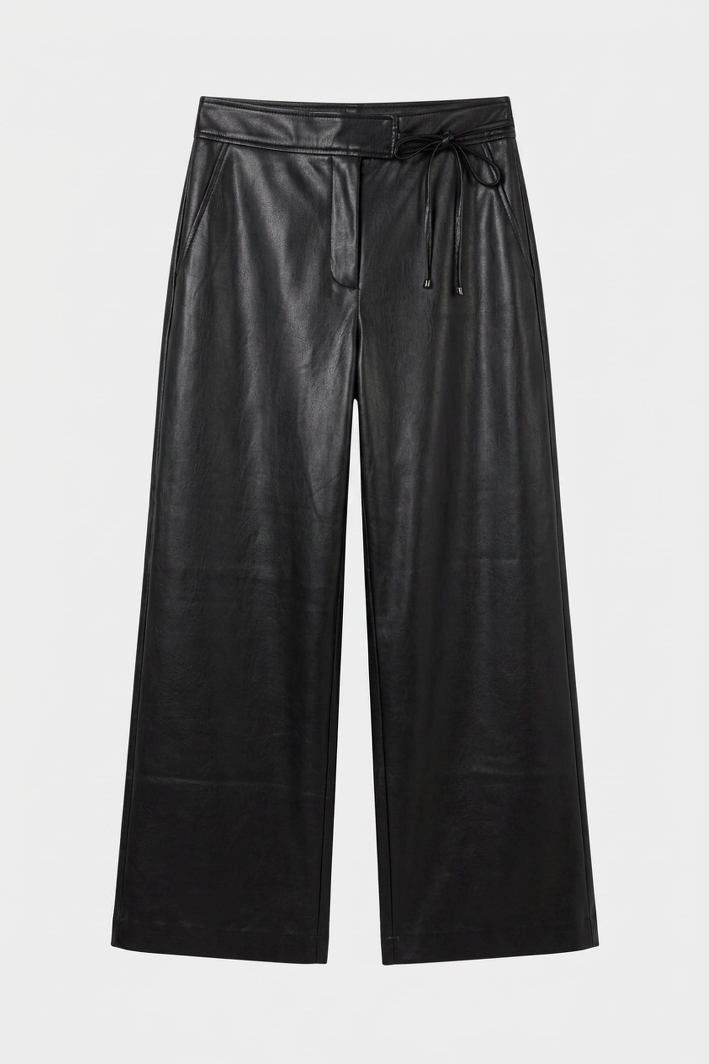 GLADYS WIDE LEG PANT JET BLACK A996 3