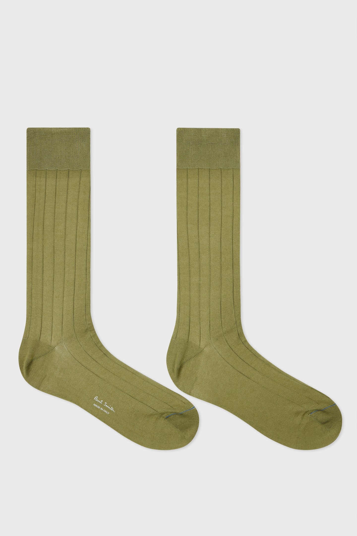 MEN SOCK RIB MERC SEASNL EMERALD GREEN 2