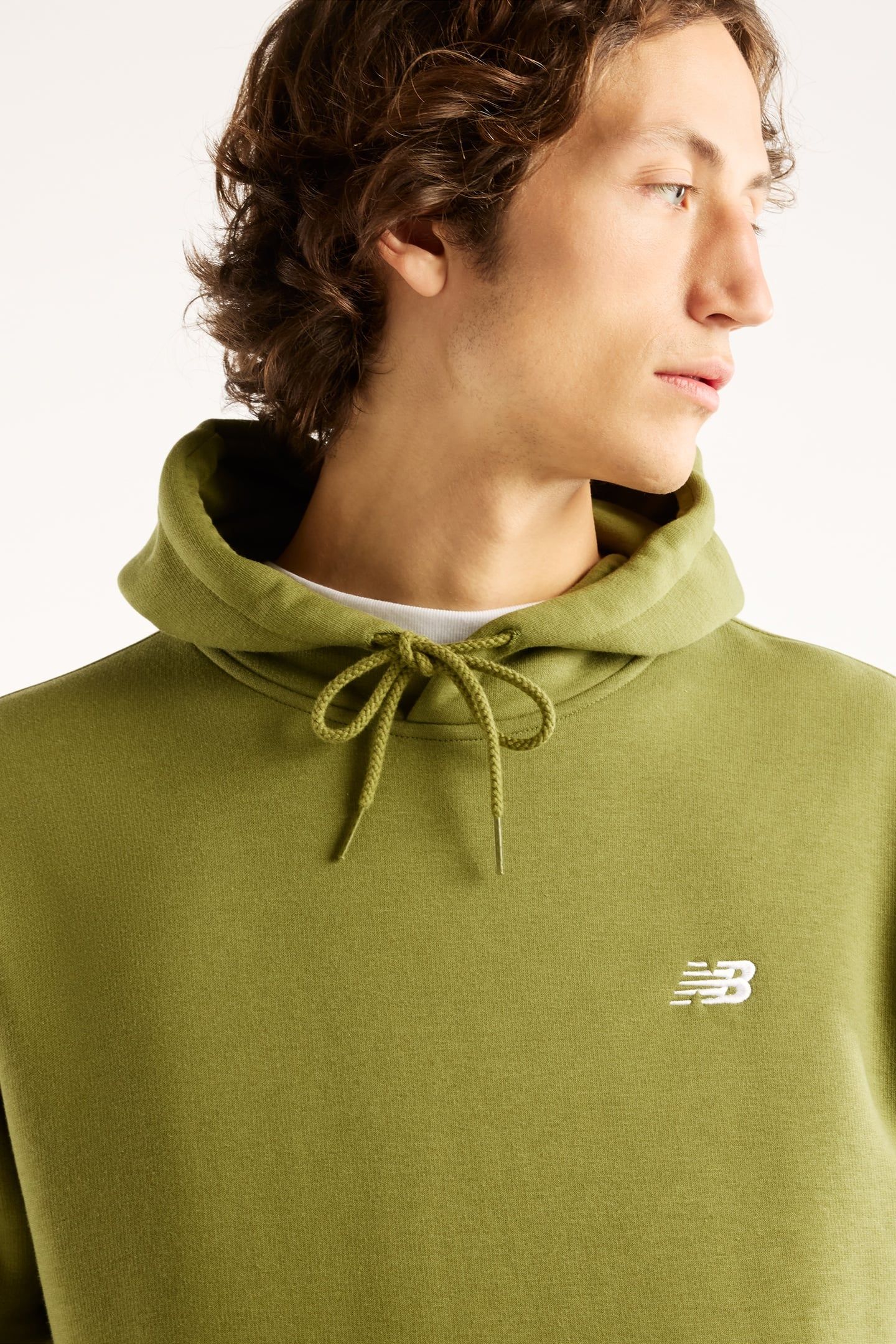 SPORT ESSENTIALS FLEECE HOODIE SPORT GREEN 3