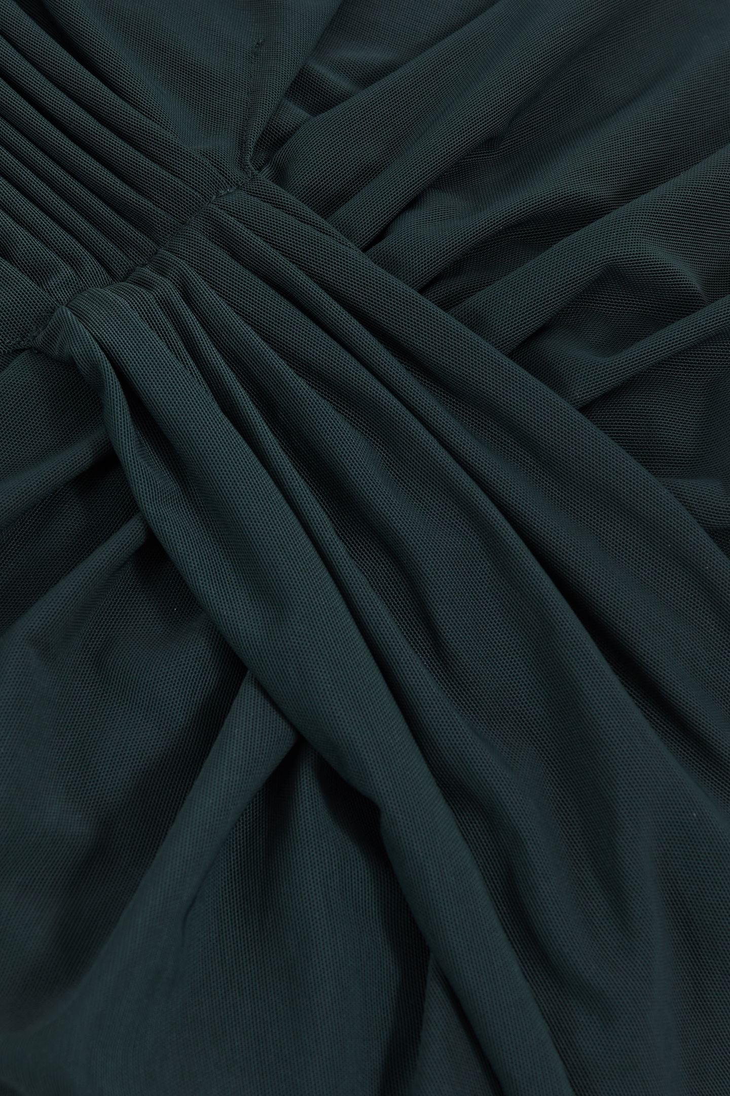 SLEEVELESS RUCHED MAXI DRESS TEAL 6