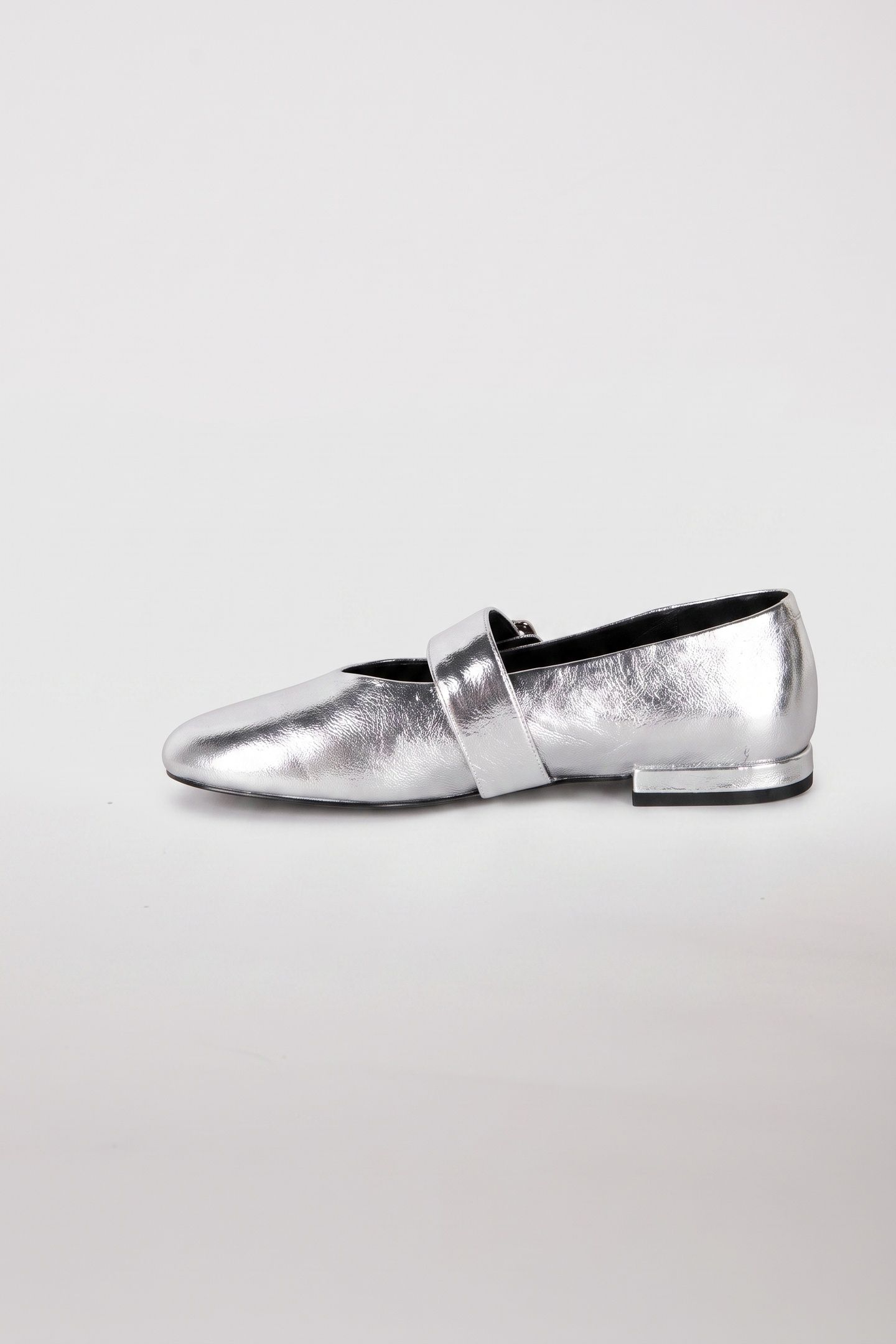 ALESSA CROSS STRAP BALLERINA SILVER 4