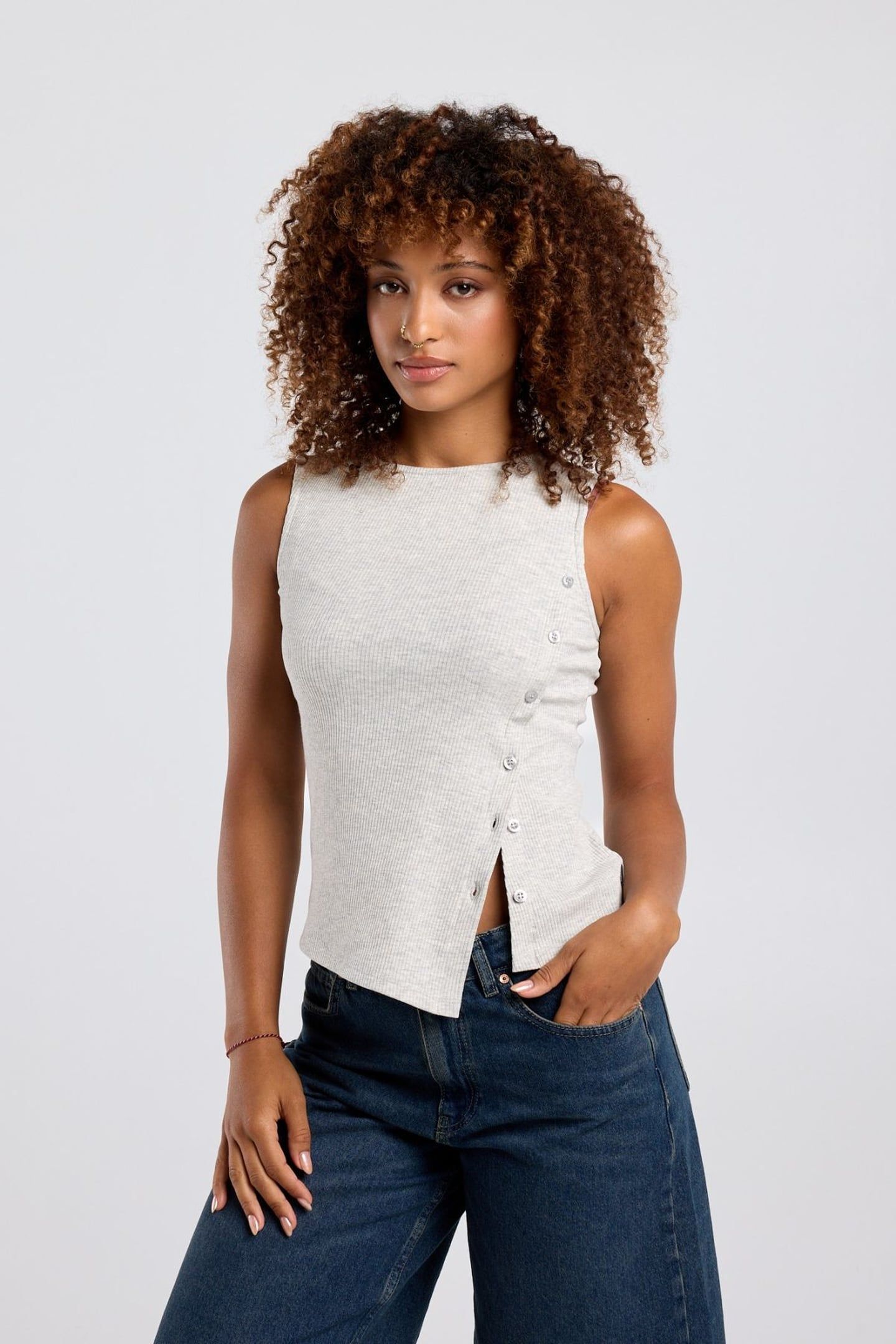 GABRIA LIGHT GREY MELANGE 1