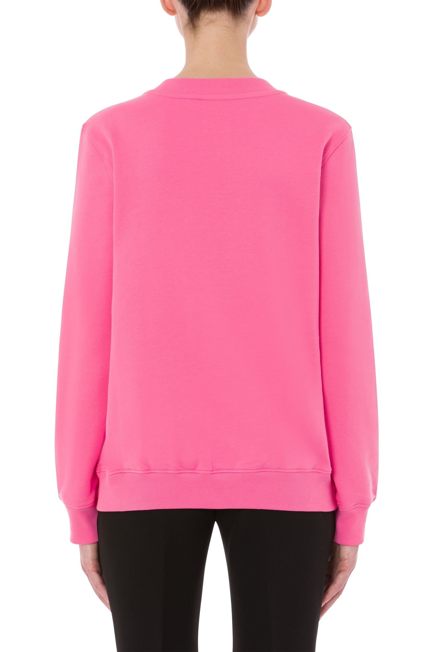 TEDDY BEAR INFLATABLE ORGANIC COTTON SWEATSHIRT PINK 2