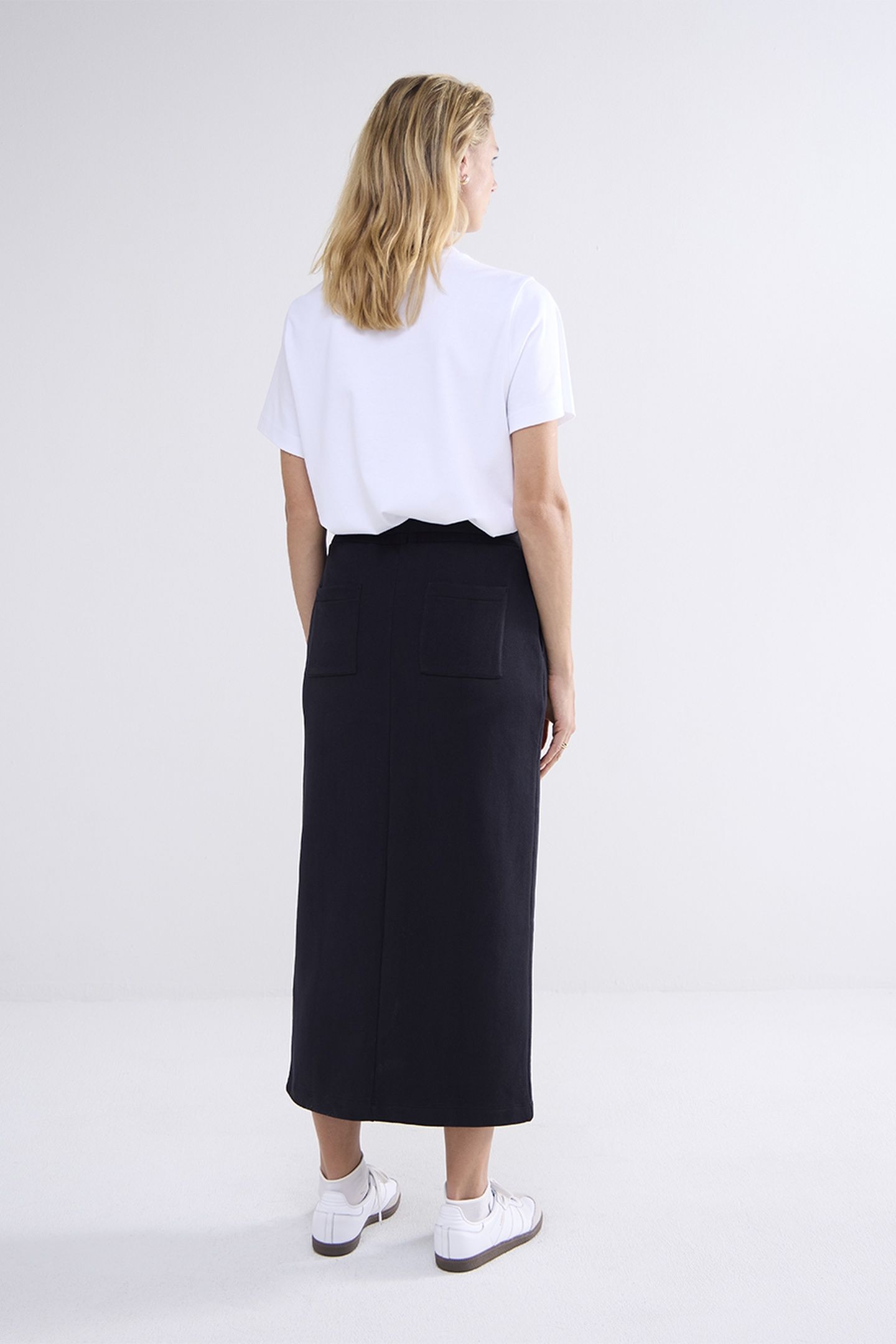 SWEAT SKIRT SWEAT BRUSHED BACK BLACK 2