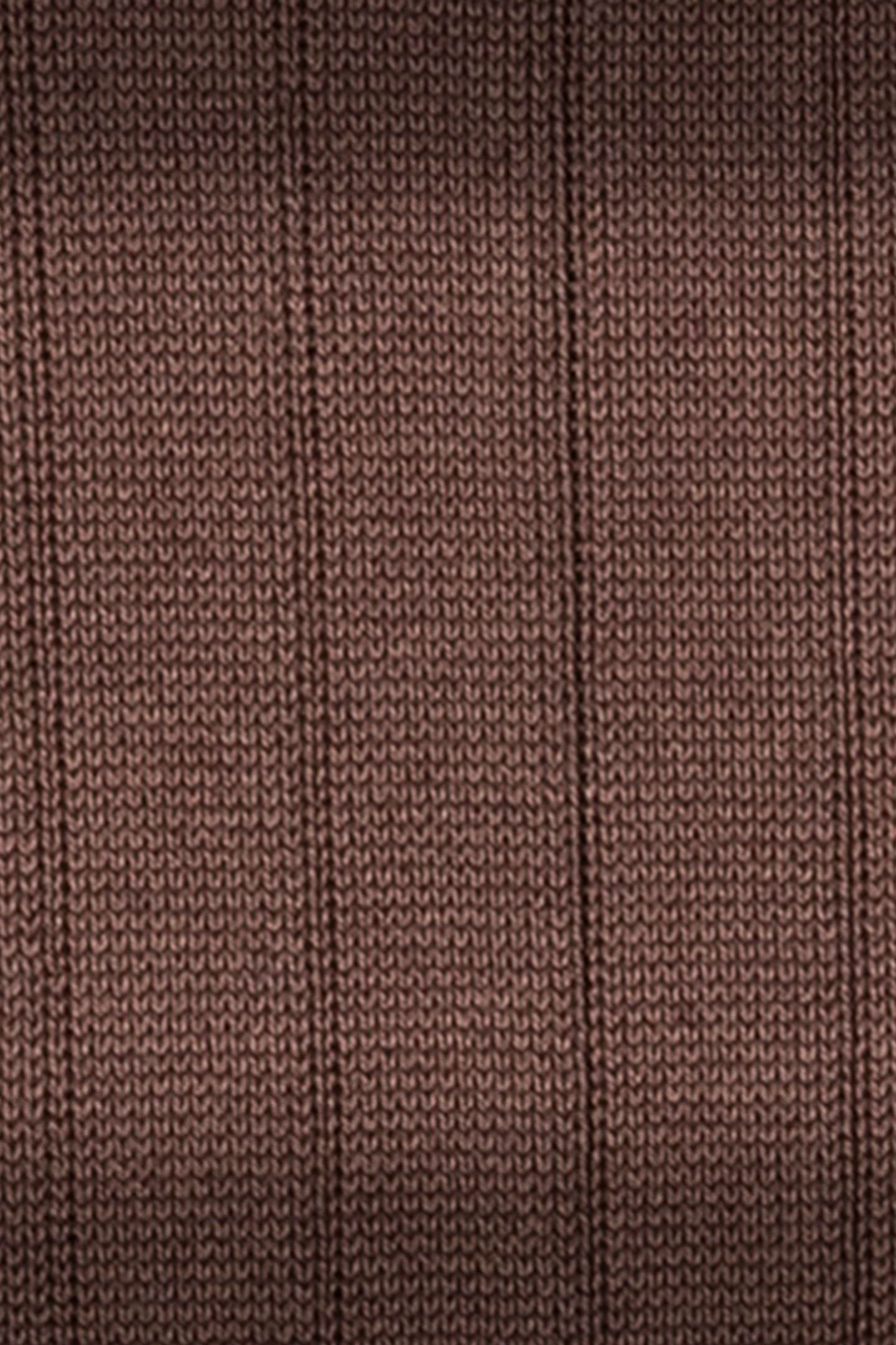 MEN SOCK PLAIN RIB CHOCOLATE 5