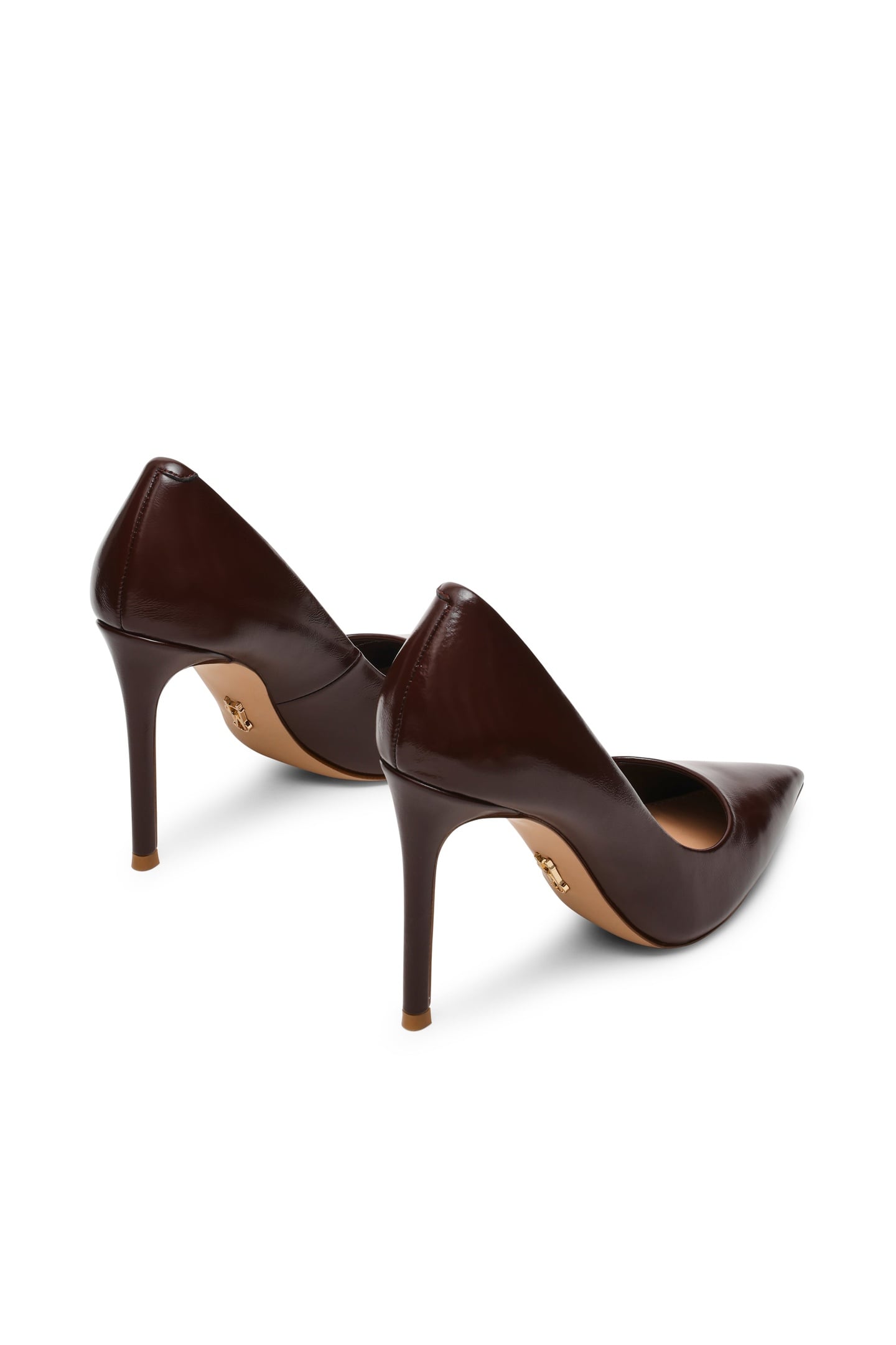 THRIVE PUMPS BROWN LEATHER 3
