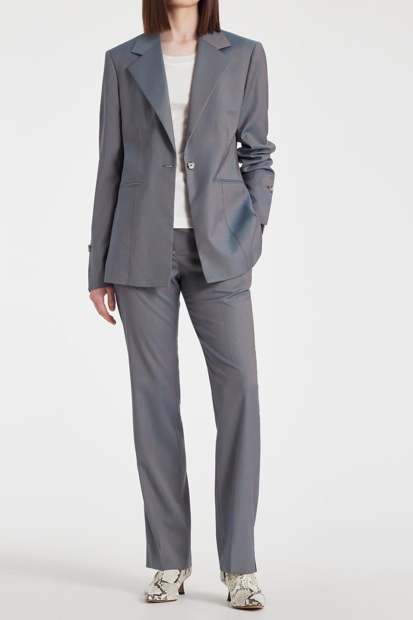 WOMENS TROUSERS GREYISH BLUE 2