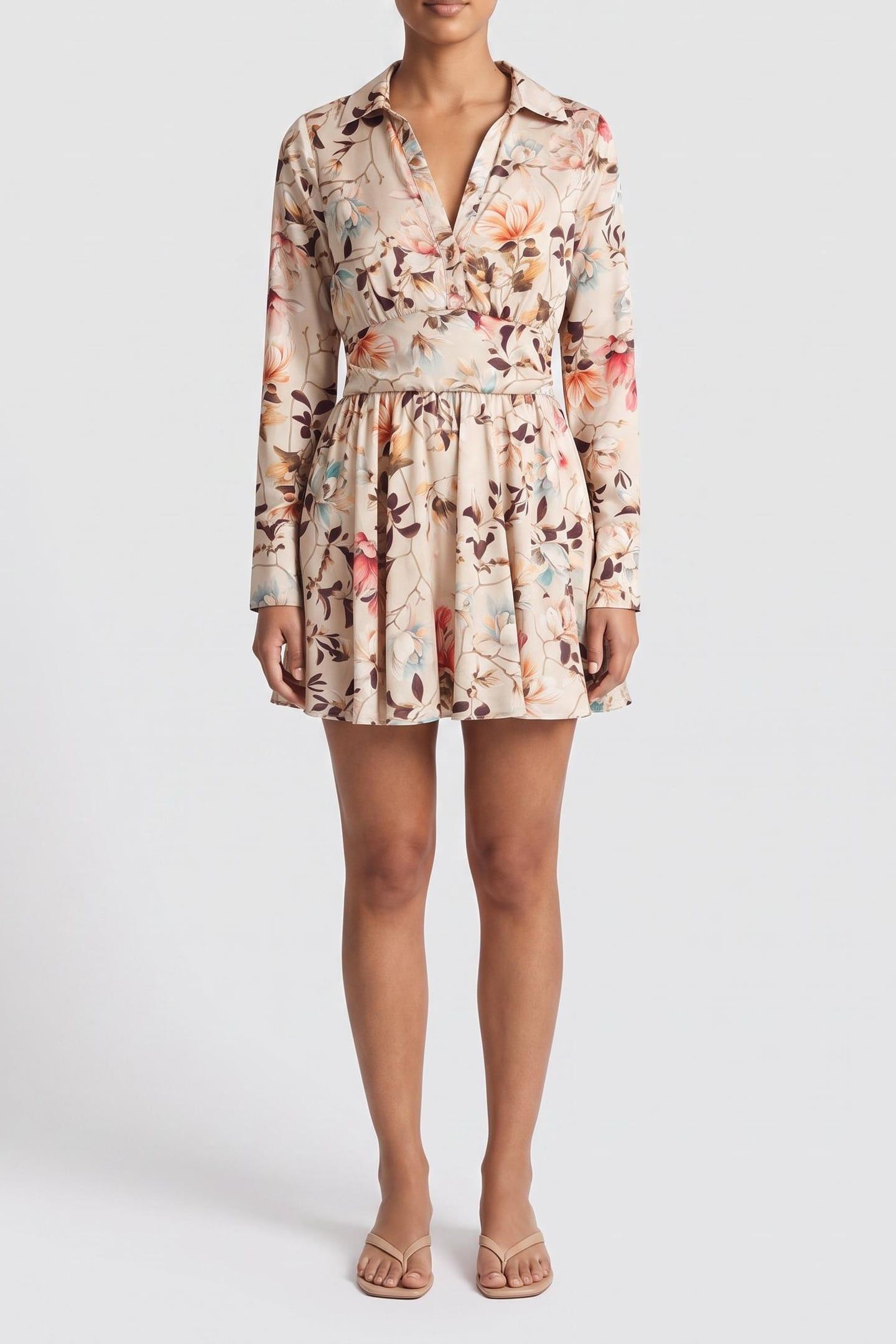 LS CONCETTA FLARE DR NATURAL MAGNOLIA PRI 1