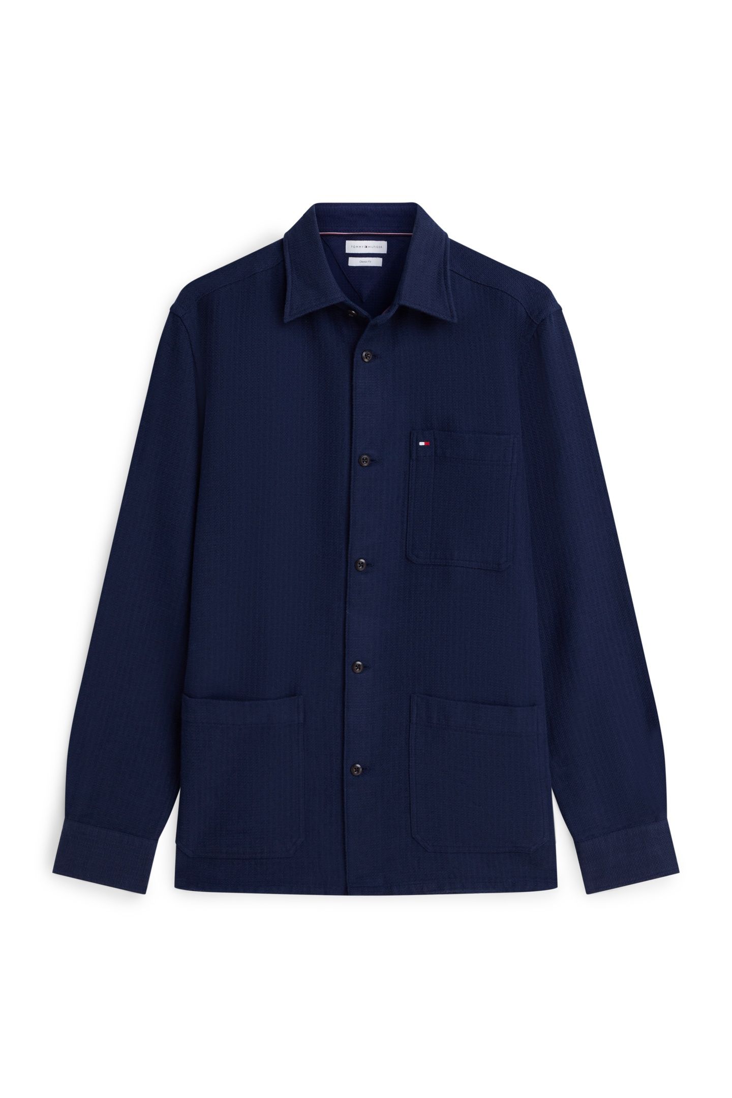 COTTON OVERSHIRT CARBON NAVY 4