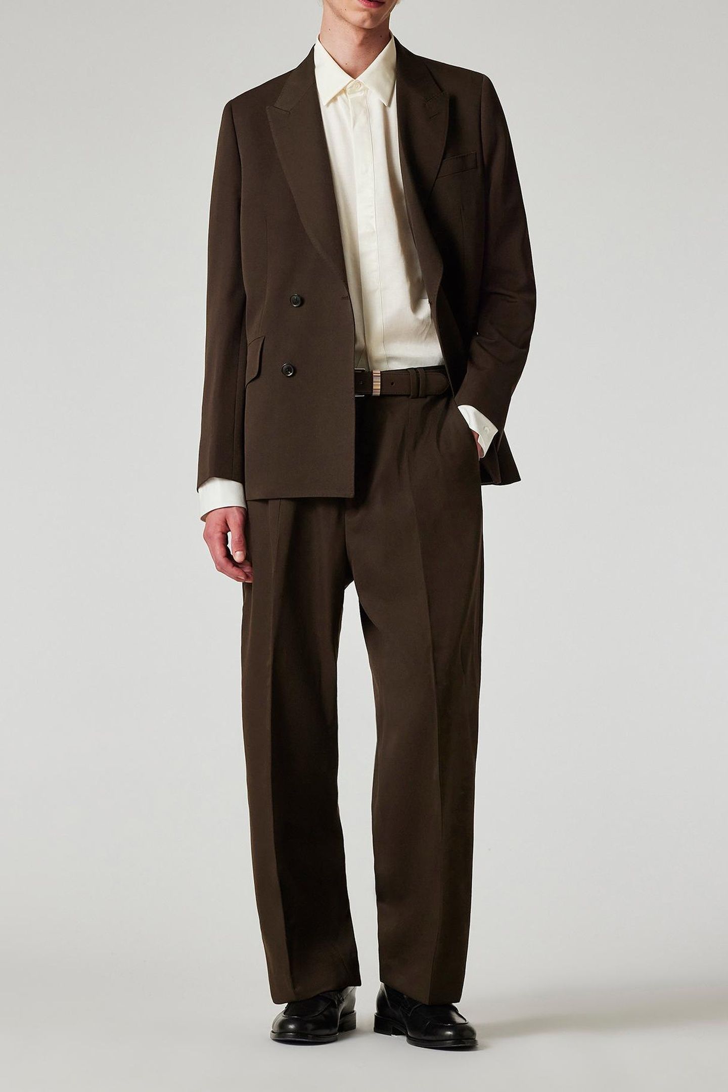 MENS DB JACKET DARK BROWN 10