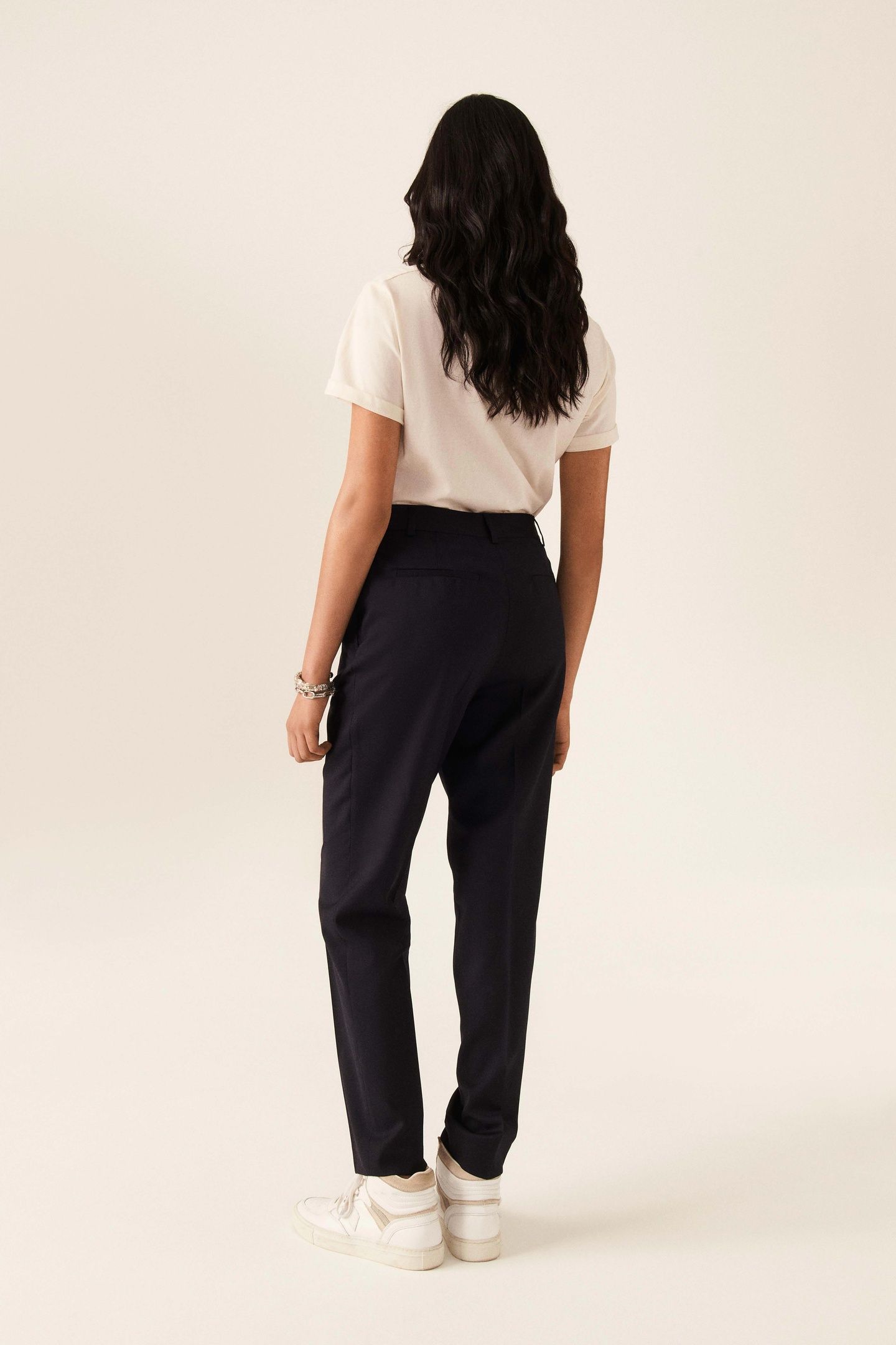 SKINNY TROUSERS MARINE 2