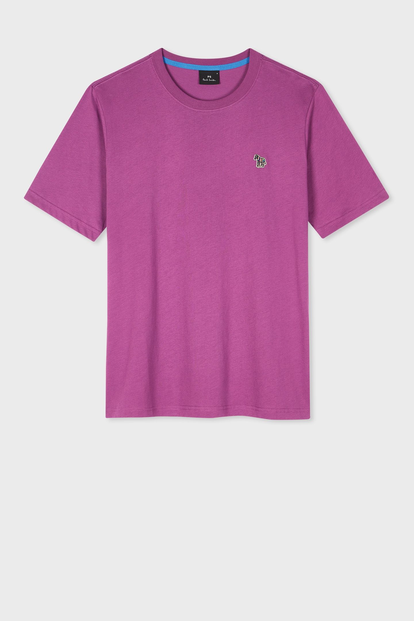 MENS REG FIT SS TSHIRT ZEBRA PURPLE 4