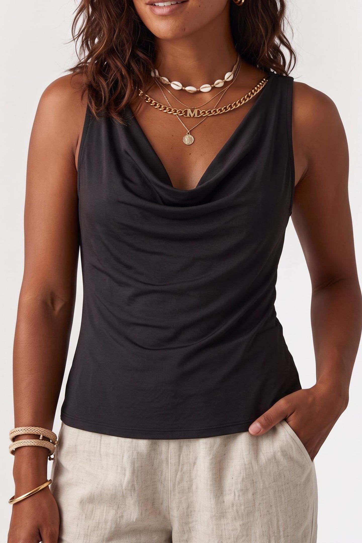 ALVA CHAIN SL TOP JET BLACK A996 1