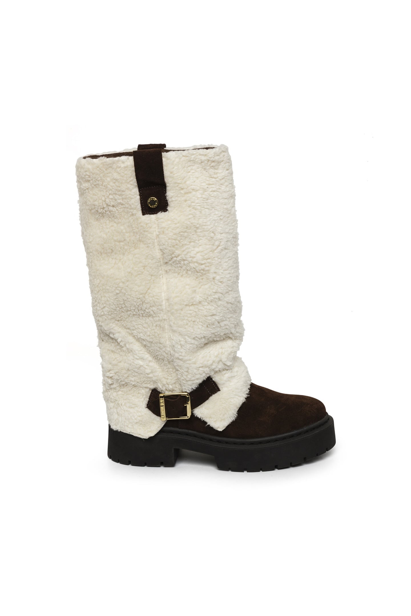 GODIVA BOOTS BEIGE/DARK BROWN 1