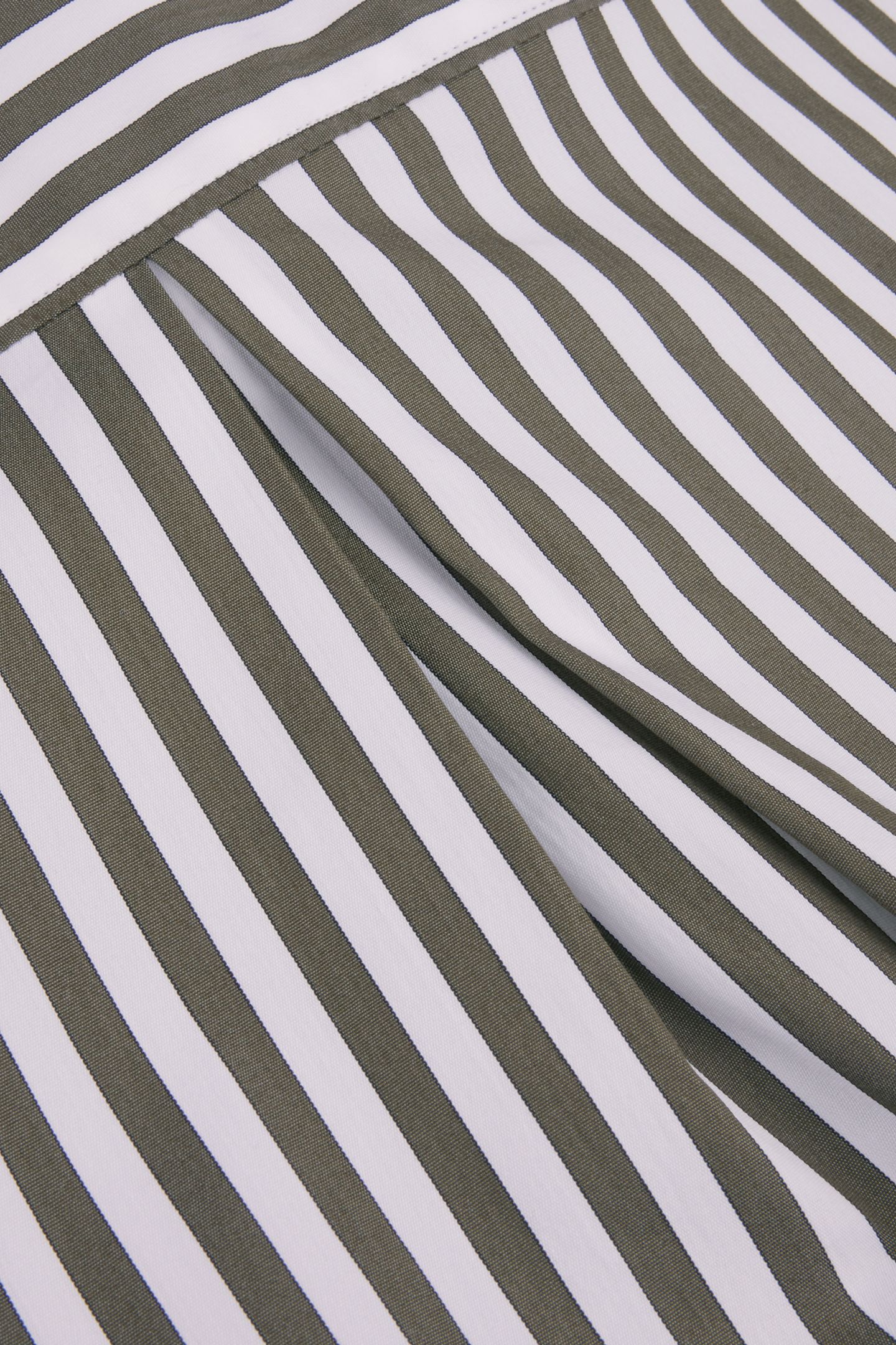 DINA SHIRT, LONG DARK GREEN STRIPE 3