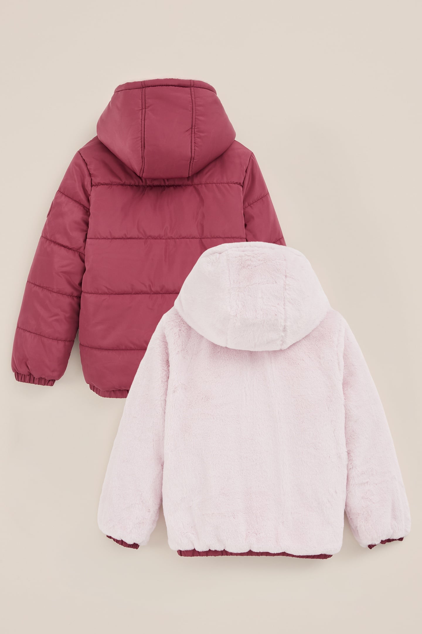 JACKET REVERSIBLE BOMBER OLD ROSE 5