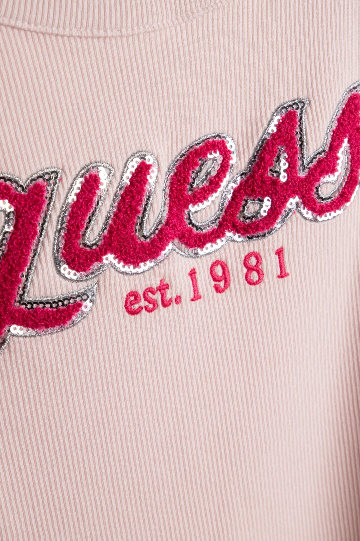 CHENILLE LOGO TANK T LOW KEY PINK 4