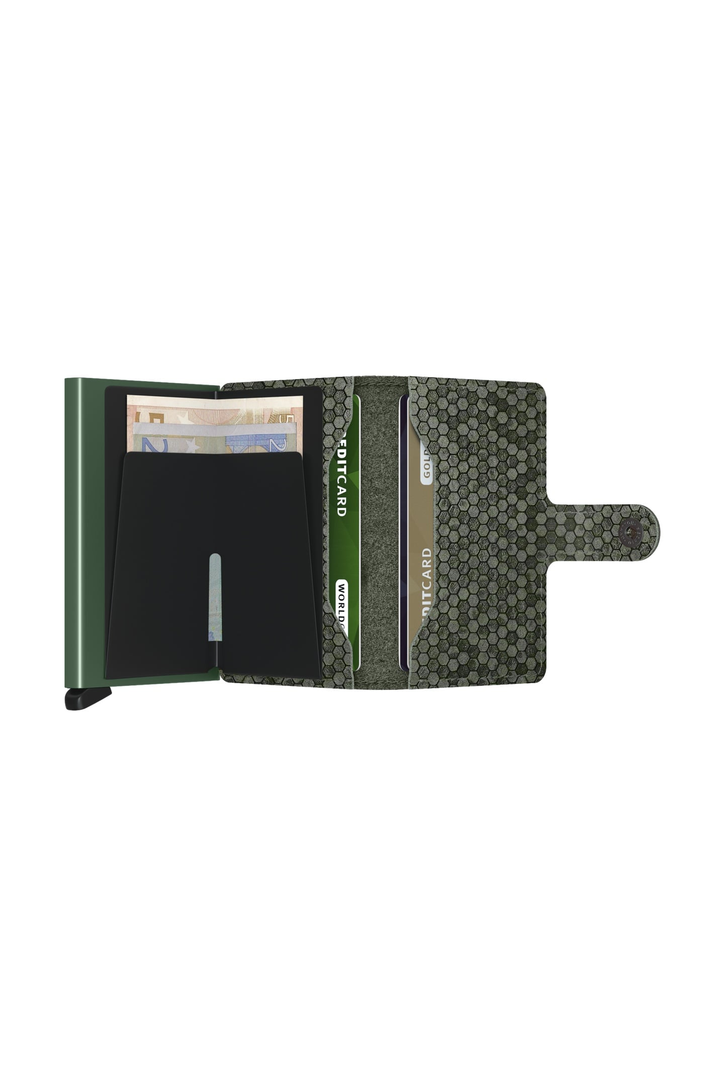 UNISEX MINIWALLET HEXAGON GREEN 4