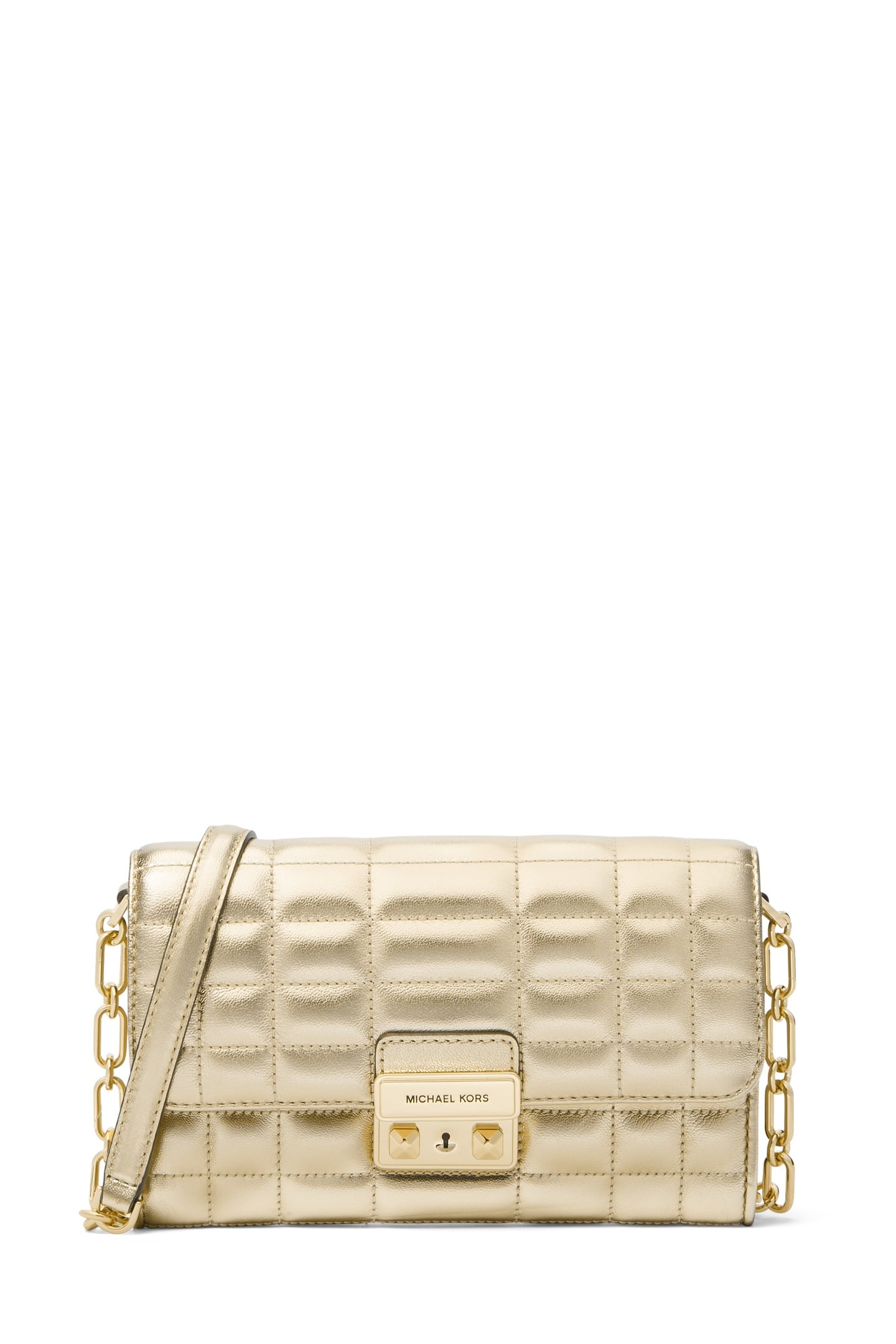LARGE WLLT ON CHAIN CROSSBODY PALE GOLD 1