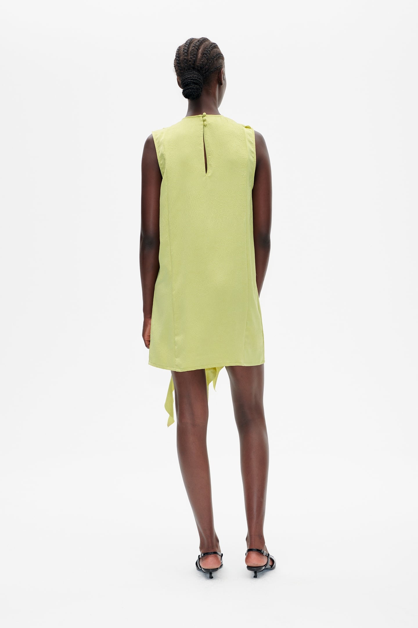 ASDA DRESS DARK CITRON 2