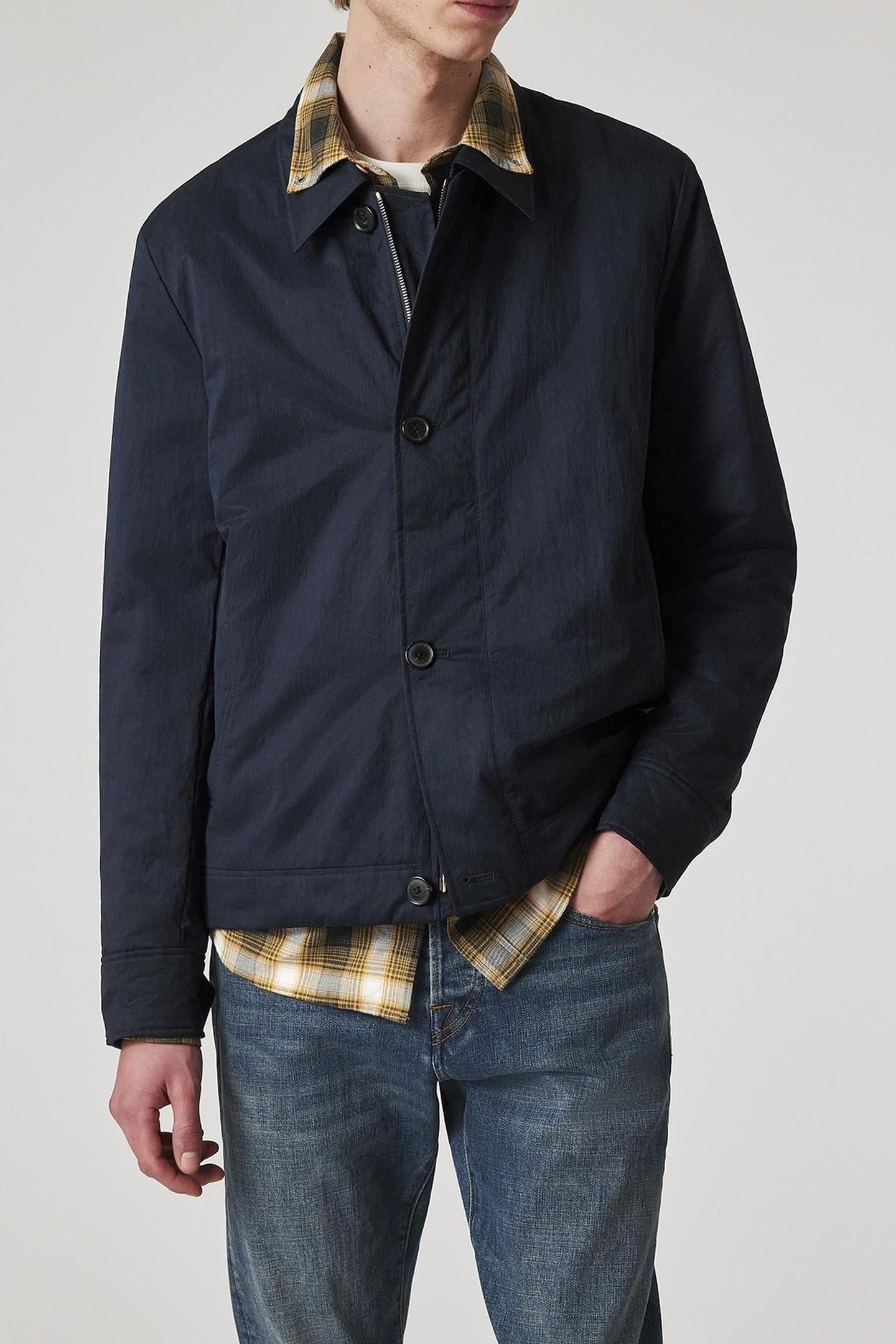 MENS WADDED HARRINGTON JKT NAVY 3