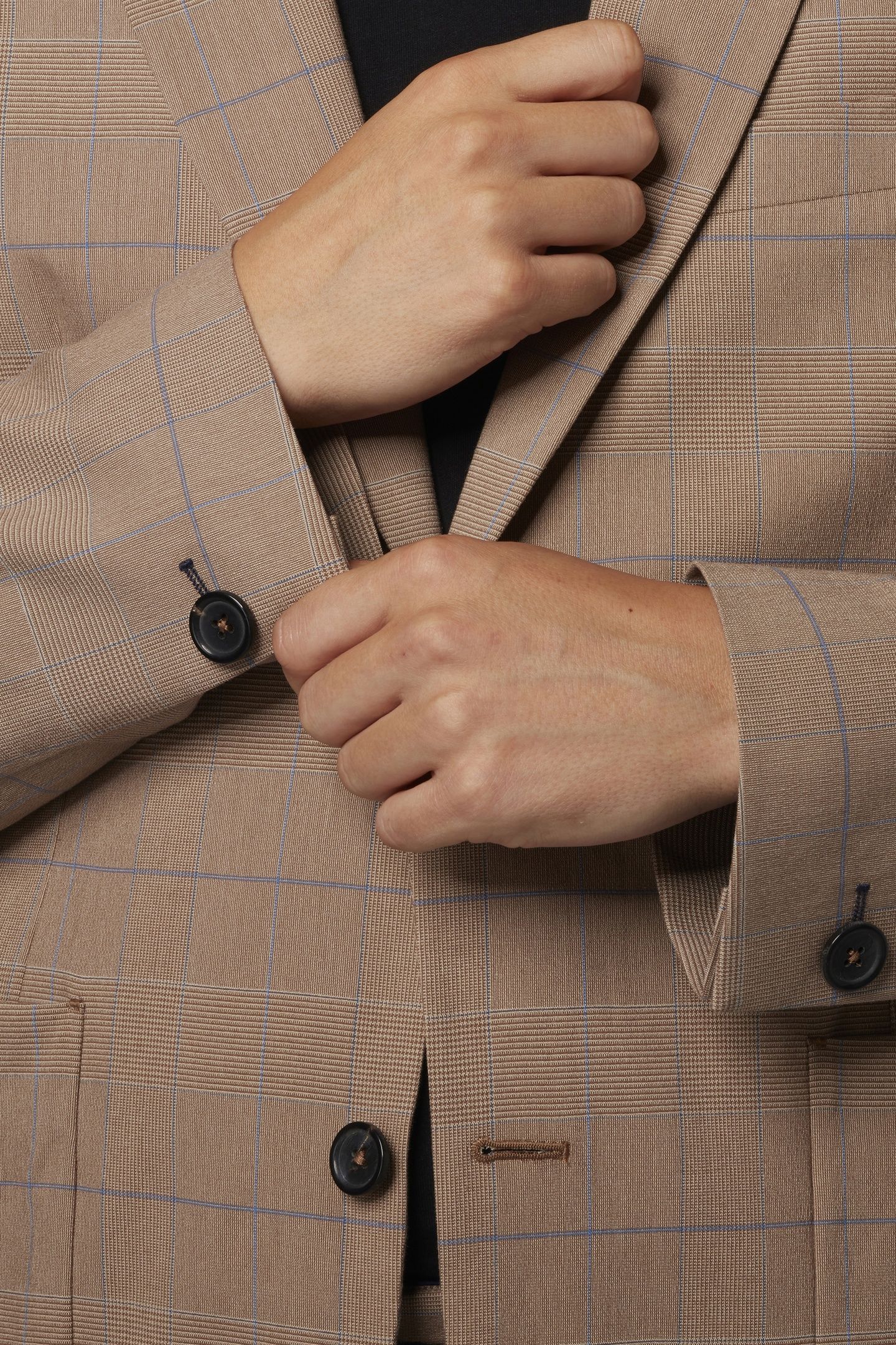 MENS JACKET UNLINED TAN 3