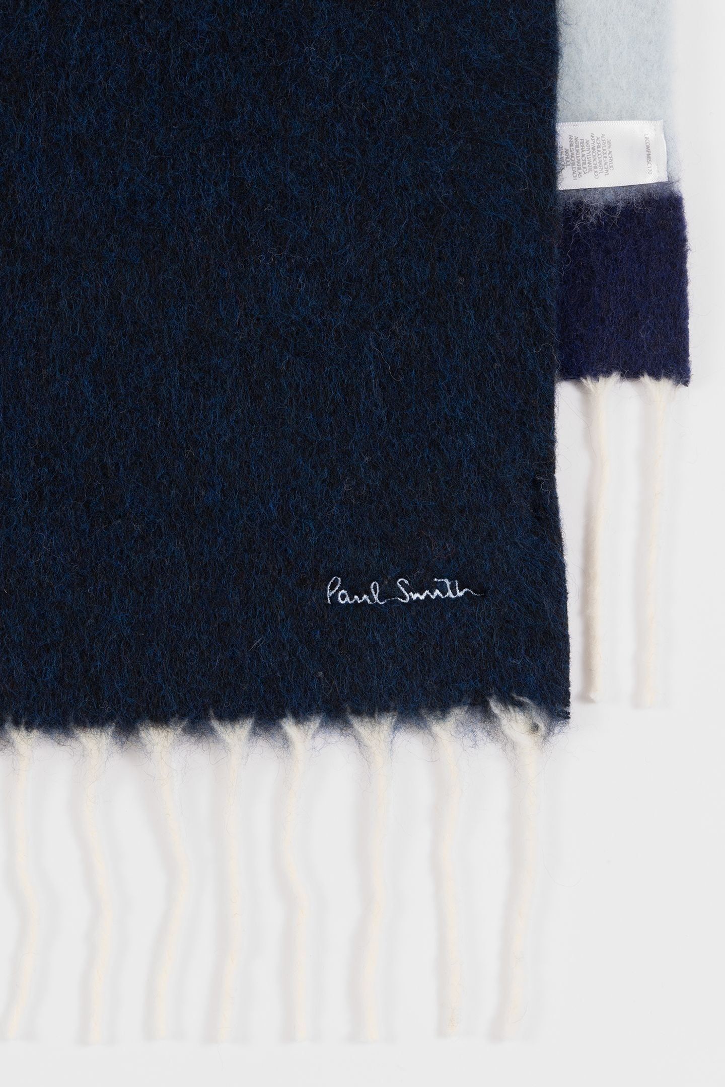 WOMEN SCARF COLOUR BLOCK NAVY 4