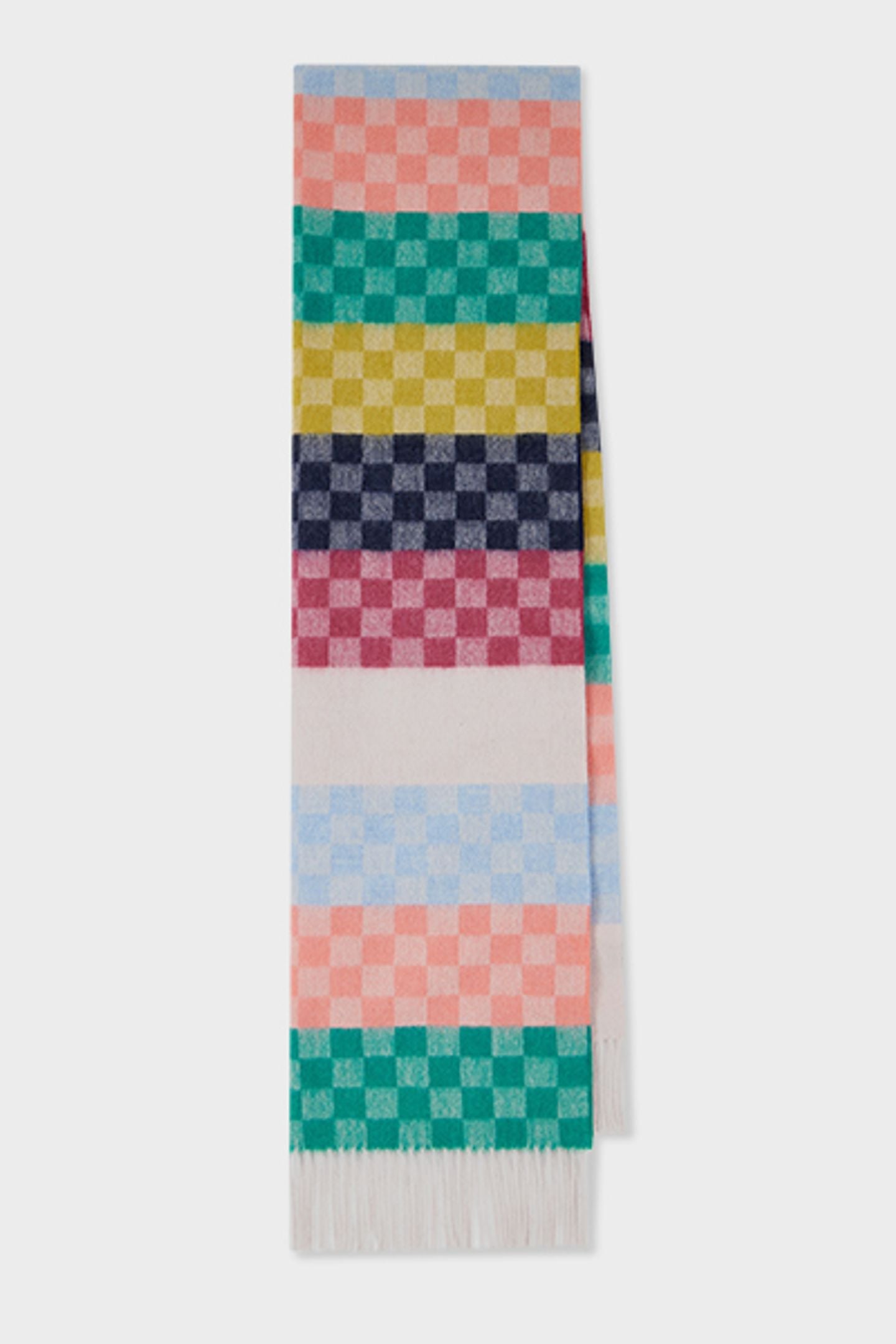 WOMEN SCARF CHCKBRD SWIRL SWIRL 2