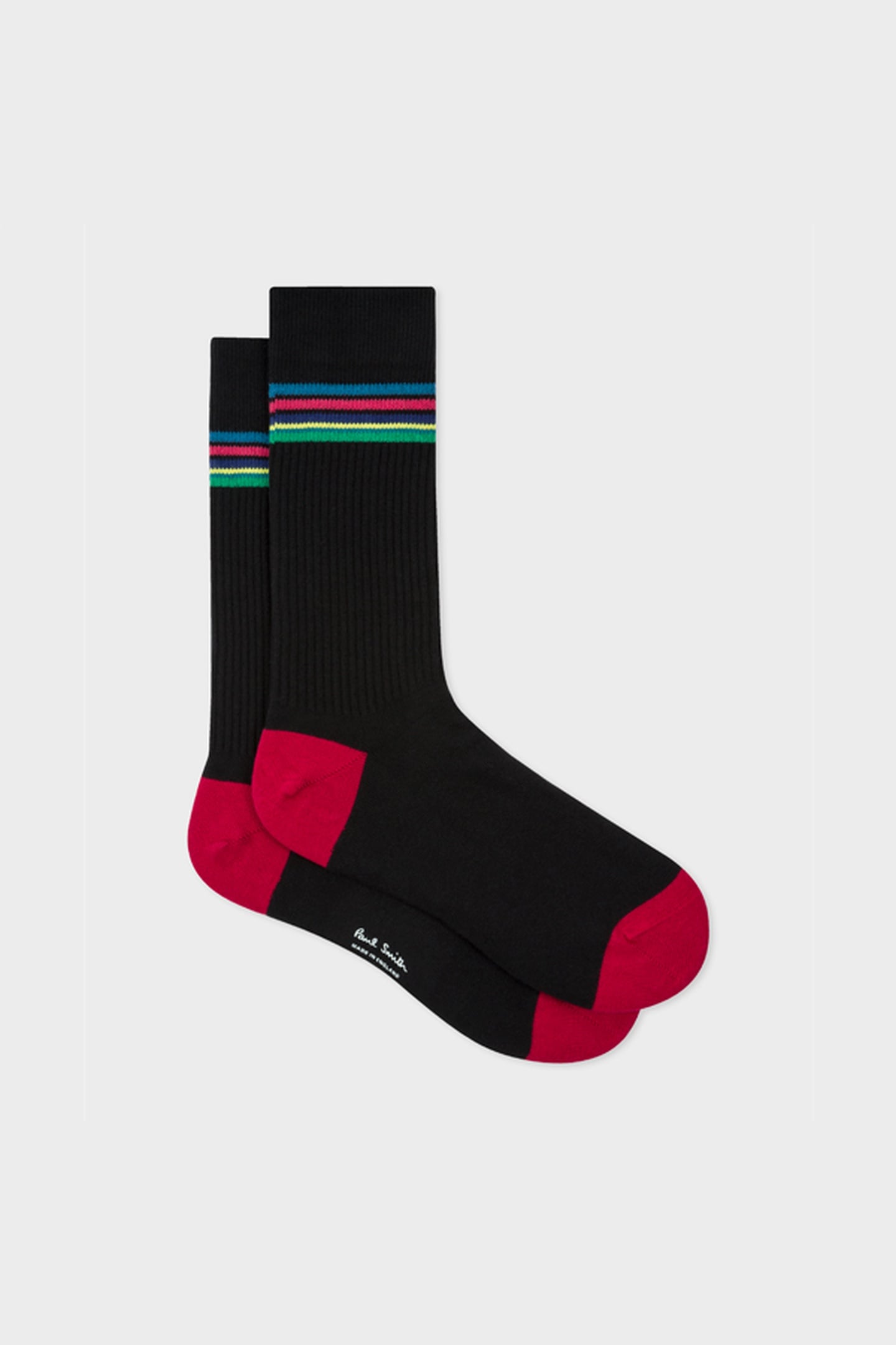 MEN SOCK DUO RIB BLACK 2