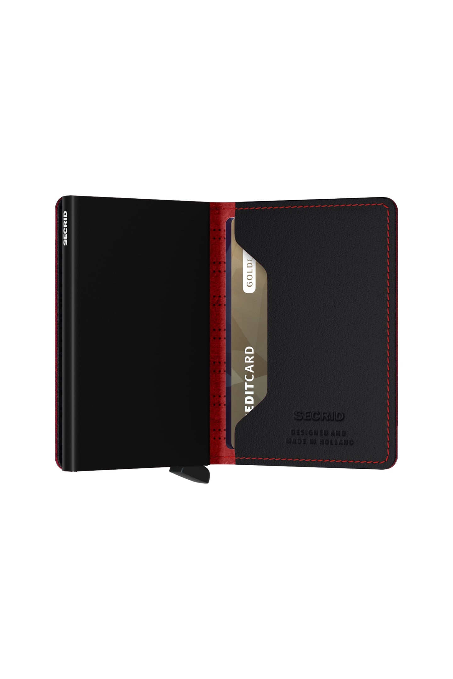 UNISEX SLIMWALLET FUEL BLACK-RED 3