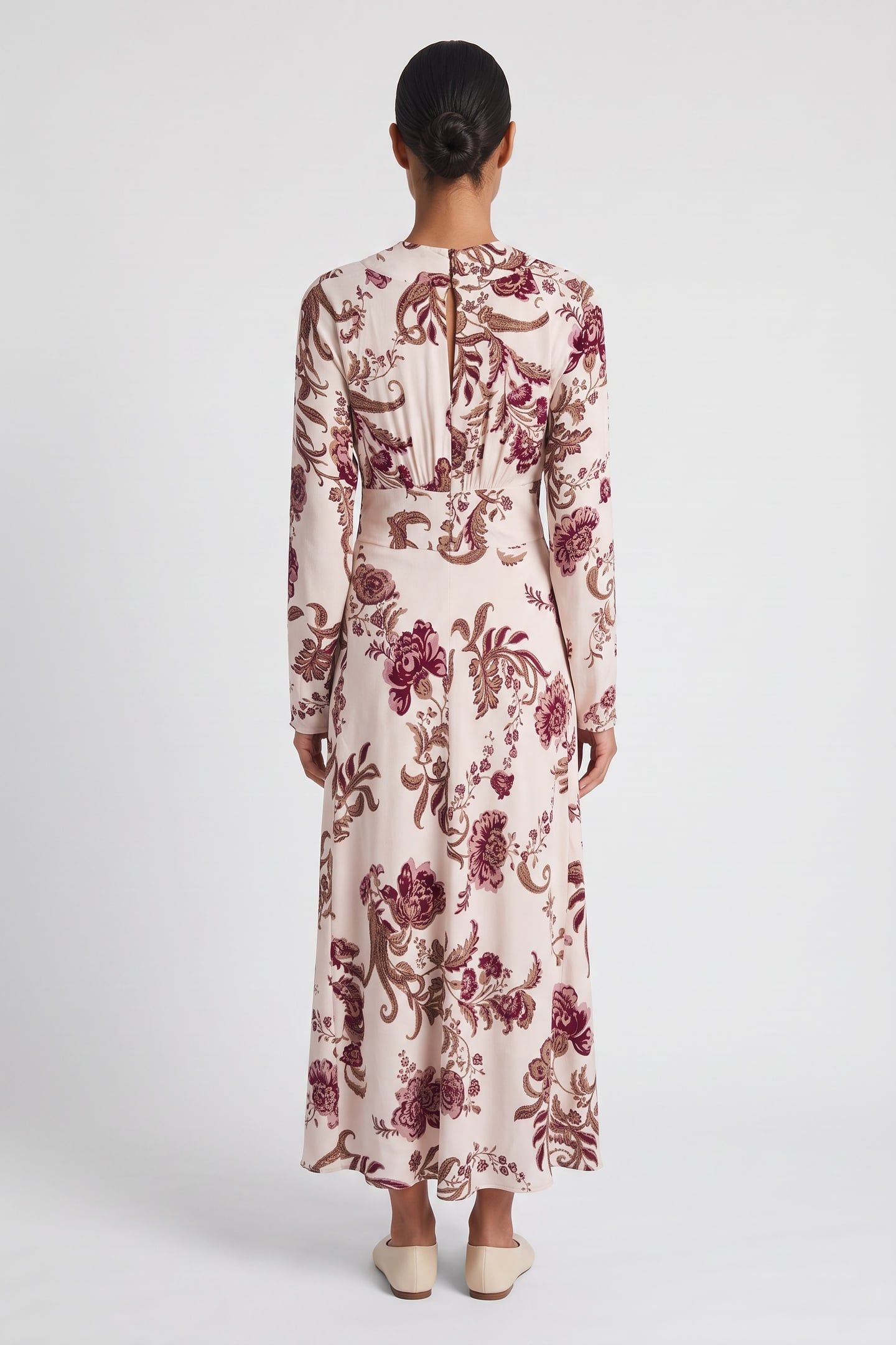 DENISE V NECK WRAP L FLORAL PAYSLEY ICE C 2