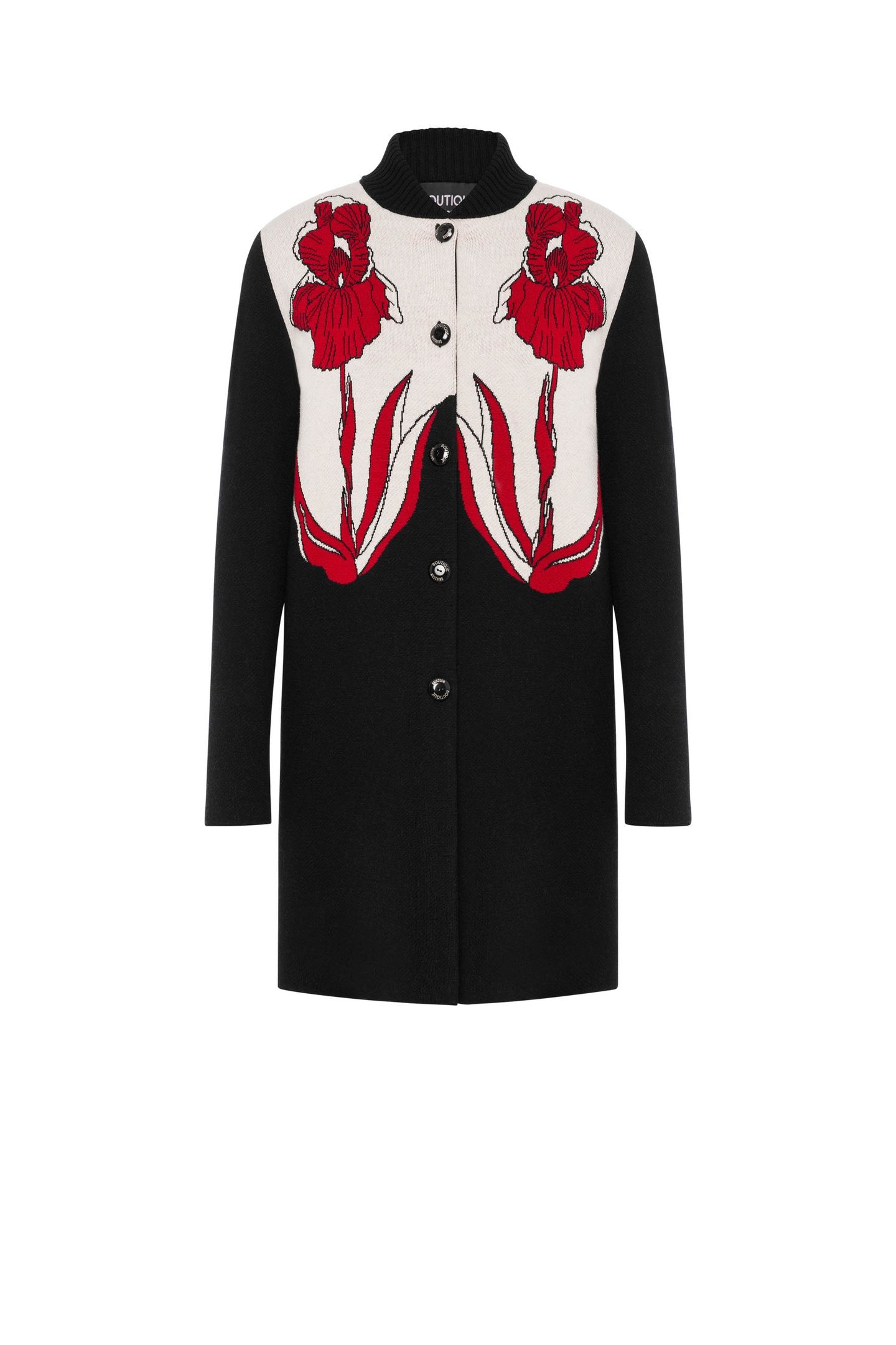 IRIS PURE WOOL COAT BLACK 3