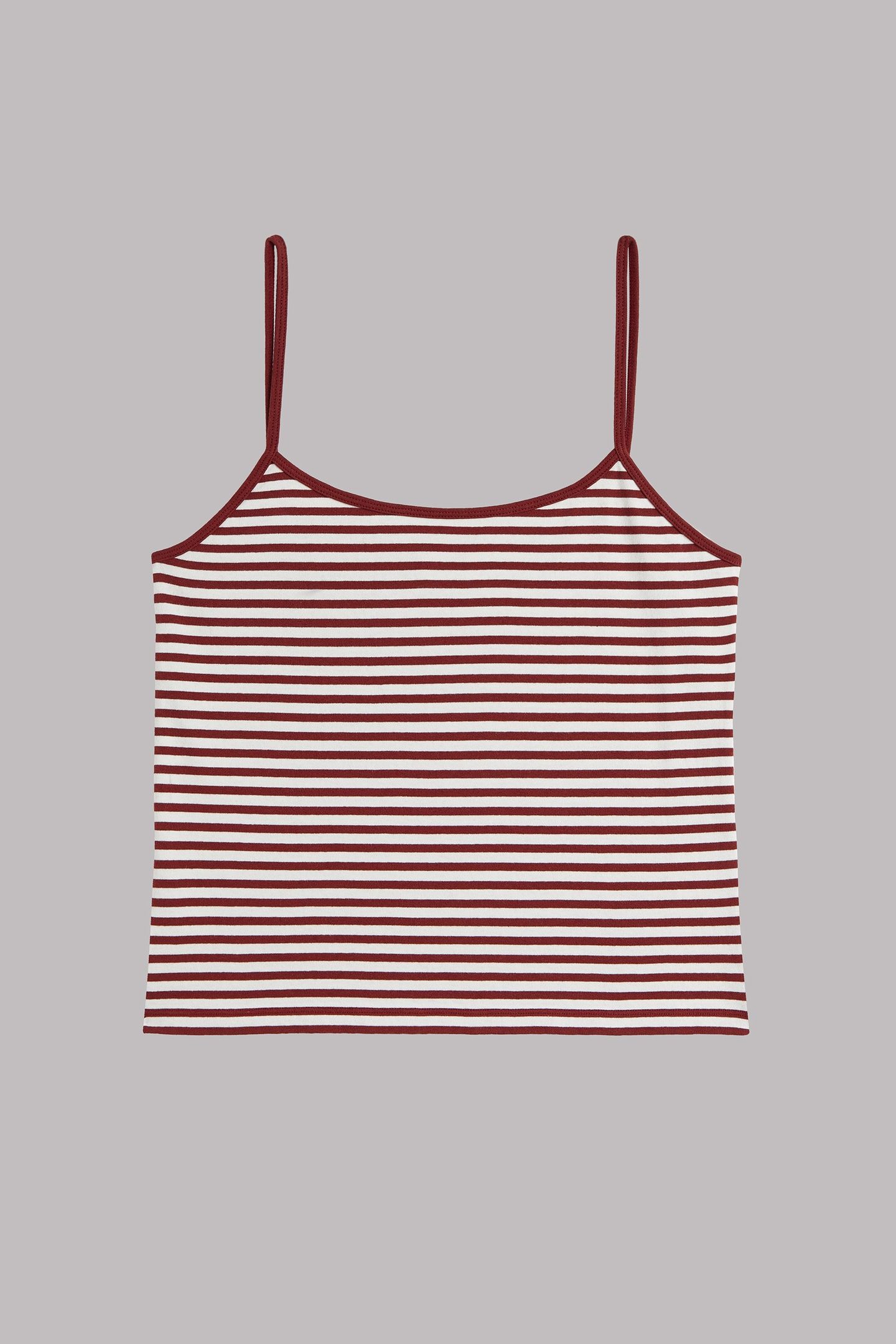 THE RUSSET STRIPED TANK TOP RED 3