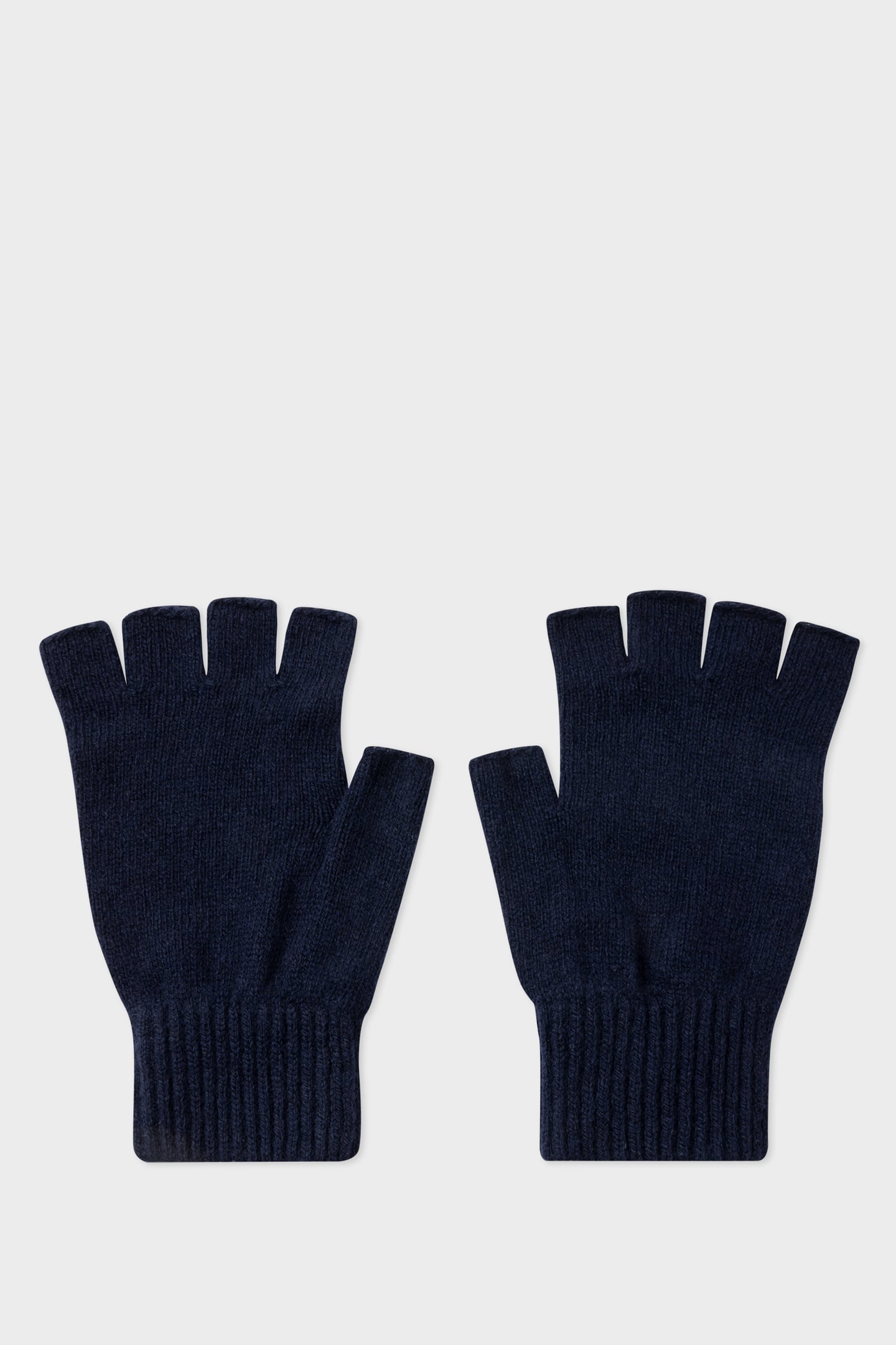 MEN GLOVE FNGLESS CASHMR NAVY 2