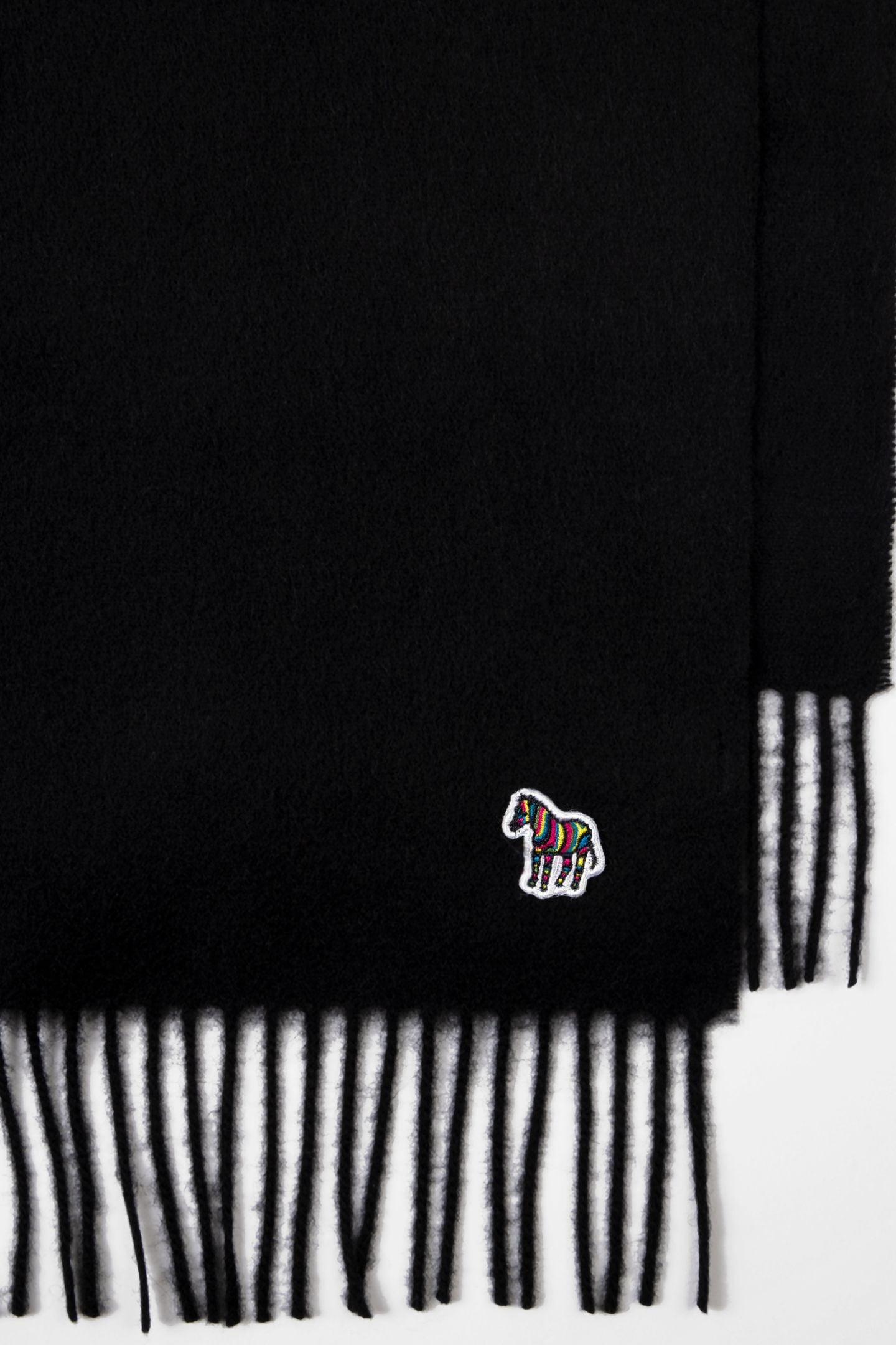 MEN SCARF PS ZEBRA BLACK 4
