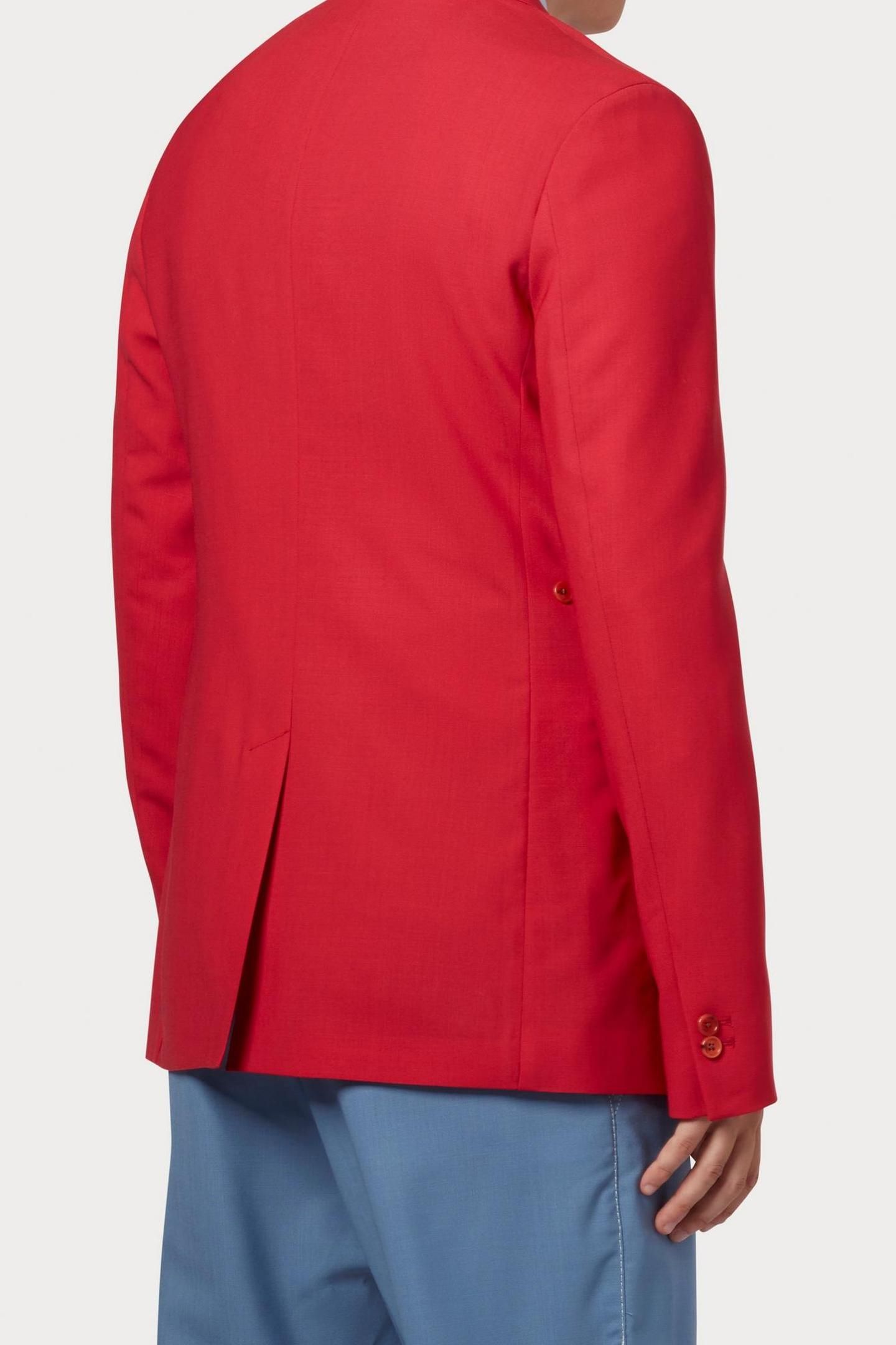 MENS 2 BUTTON JACKET RED 9