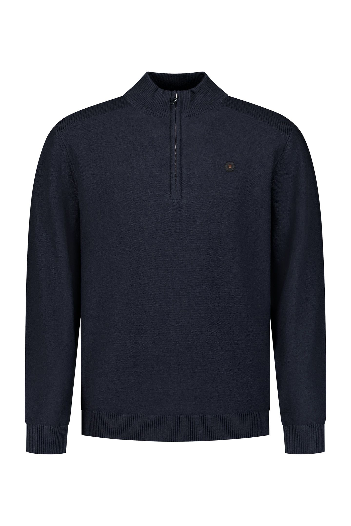 PULLOVER HALF ZIP SHOULDER DETAIL DARK NIGHT 2