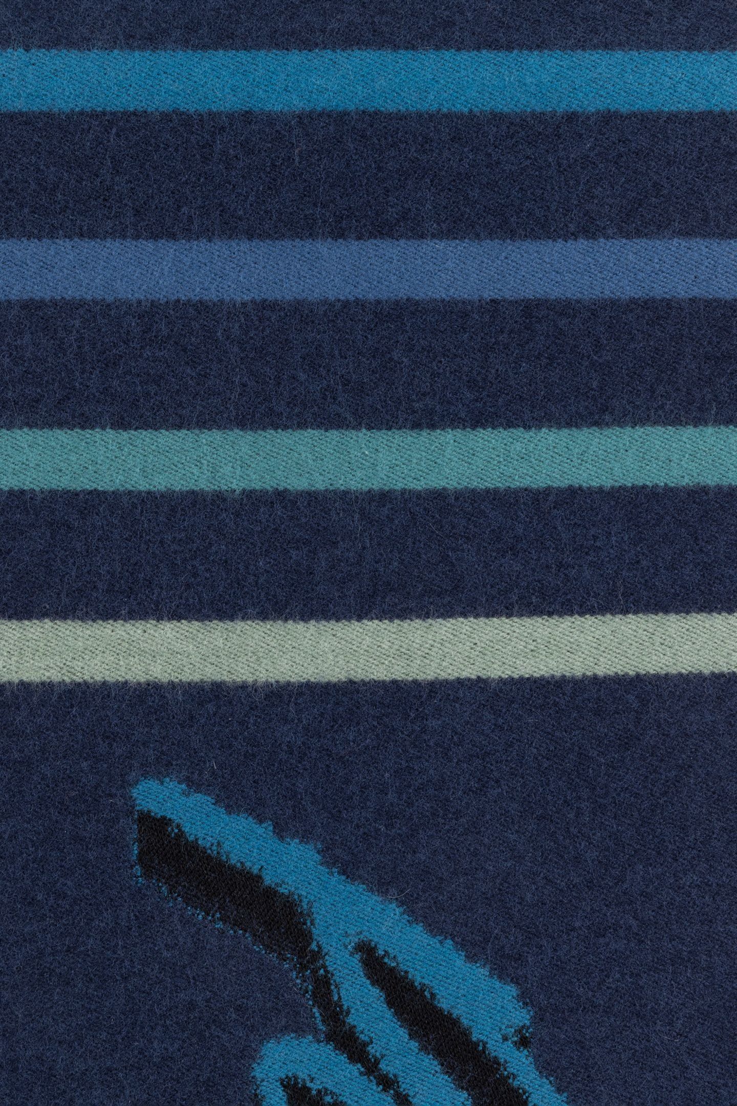 MEN SCARF LOGO JACQUARD NAVY 10